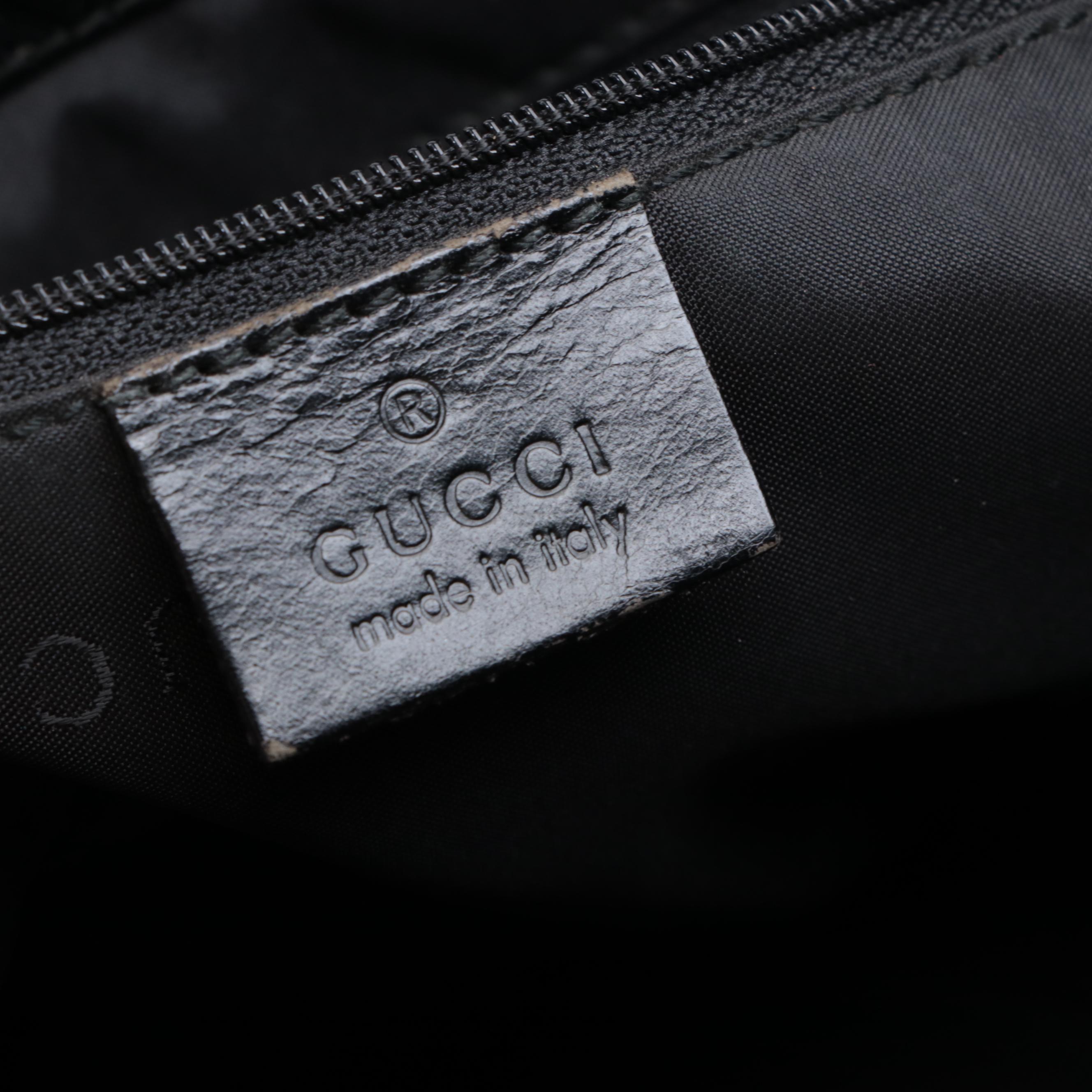 Gucci Bamboo Nylon Handbag