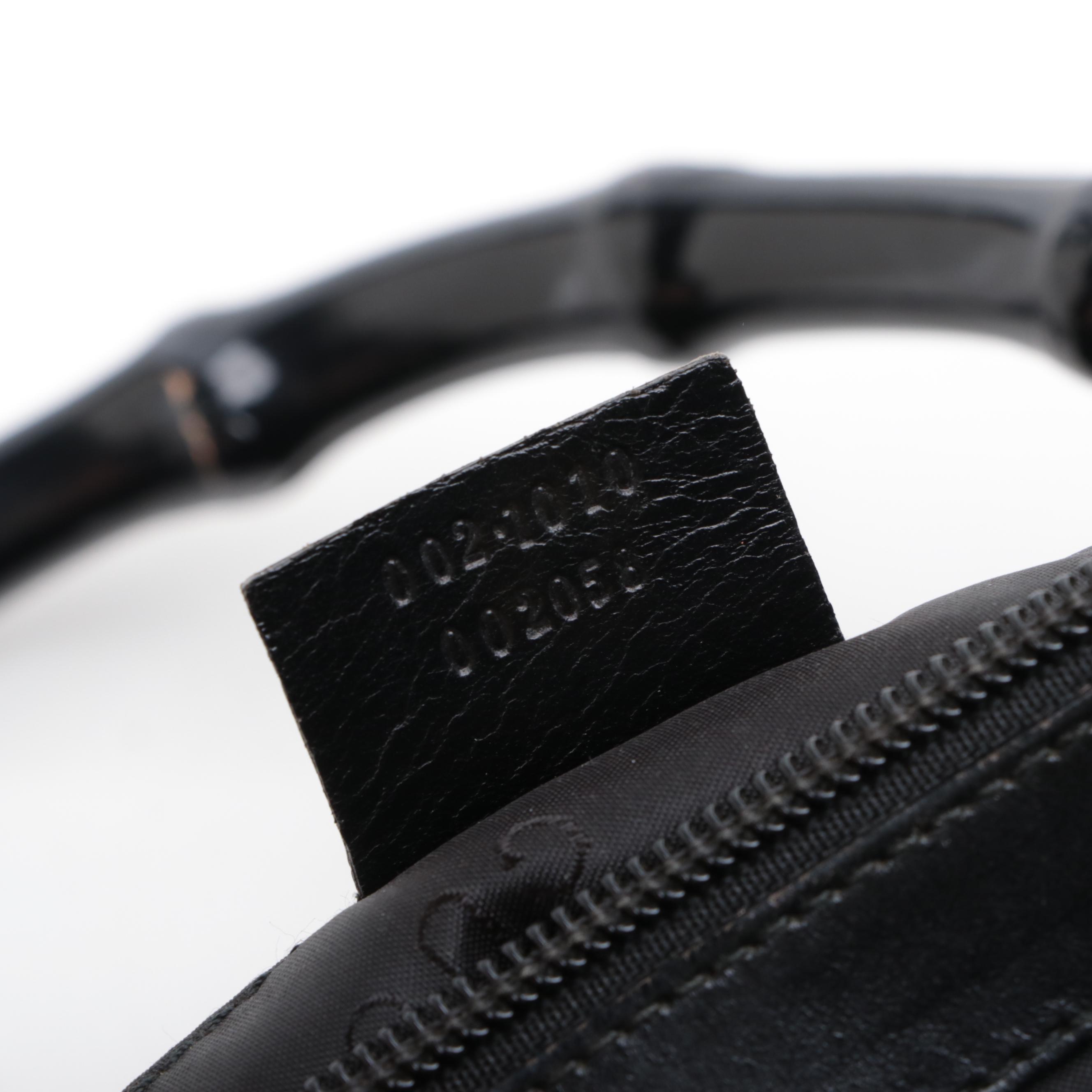 Gucci Bamboo Nylon Handbag