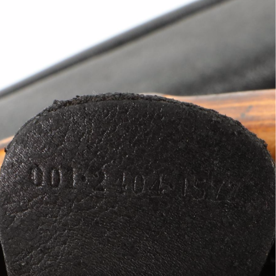 Gucci Bamboo Shoulder Bag in Black Leather