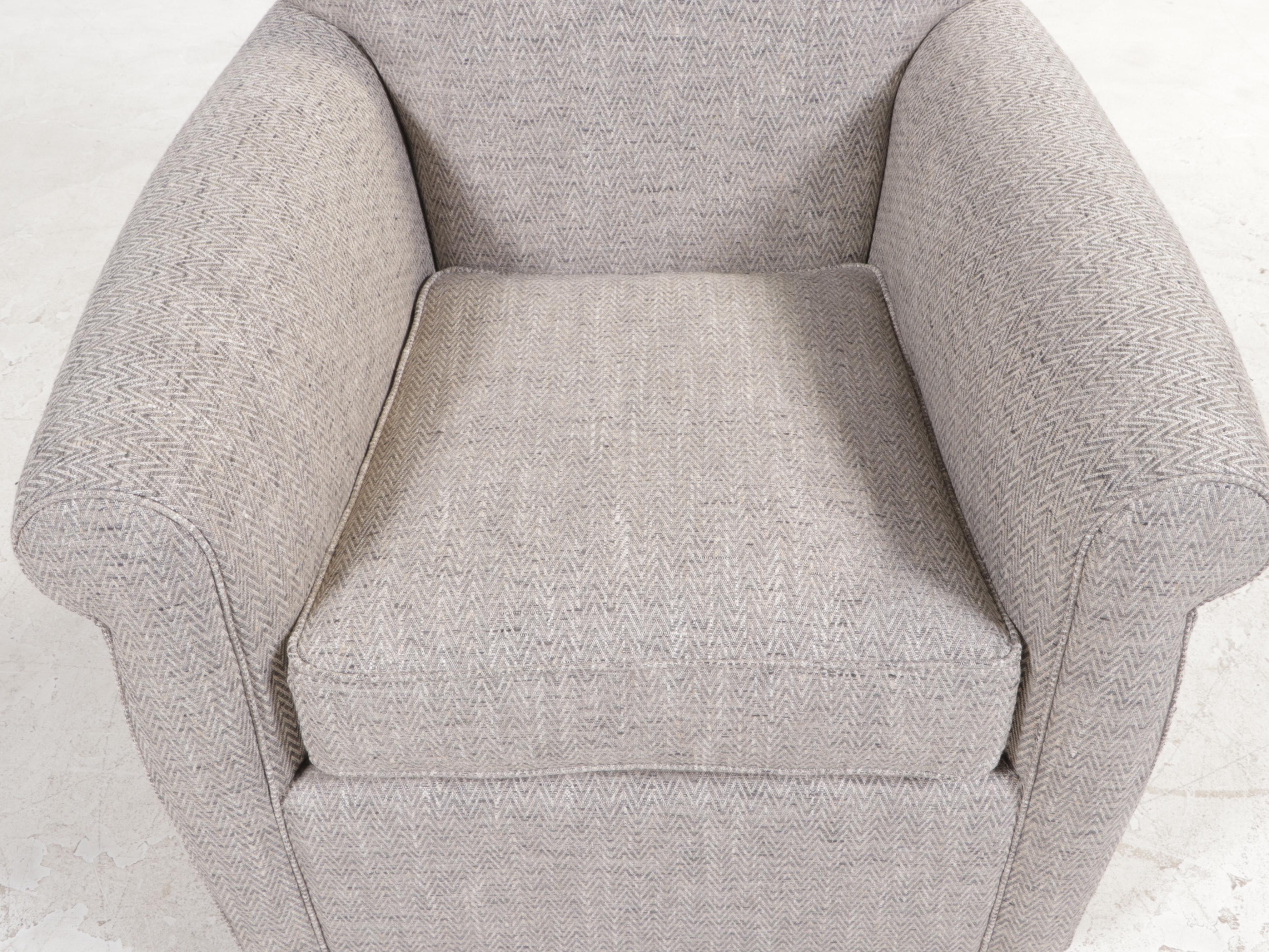 Arhaus "Duvall" Swivel-Glider in Sedaris Dolphin