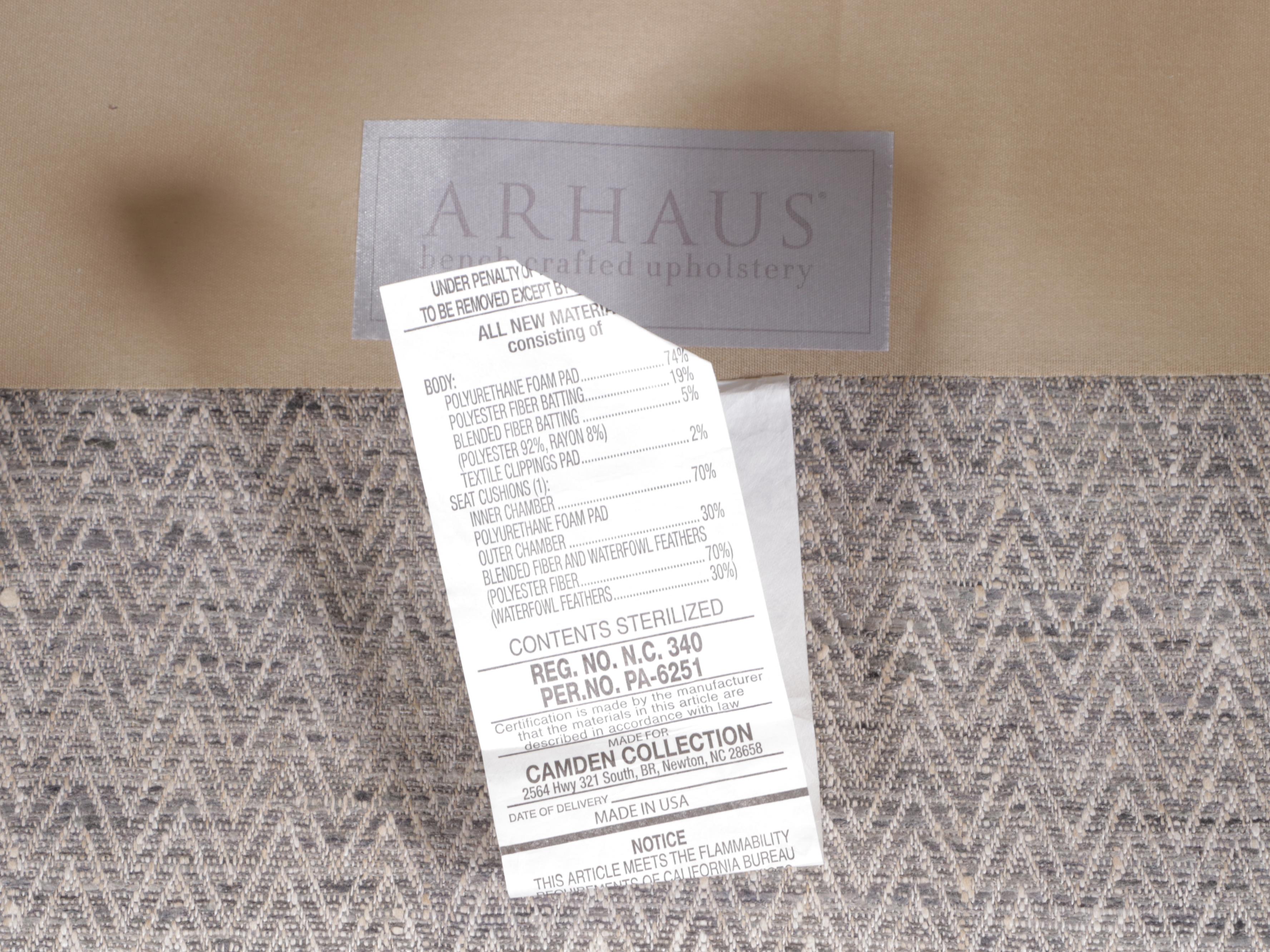 Arhaus "Duvall" Swivel-Glider in Sedaris Dolphin