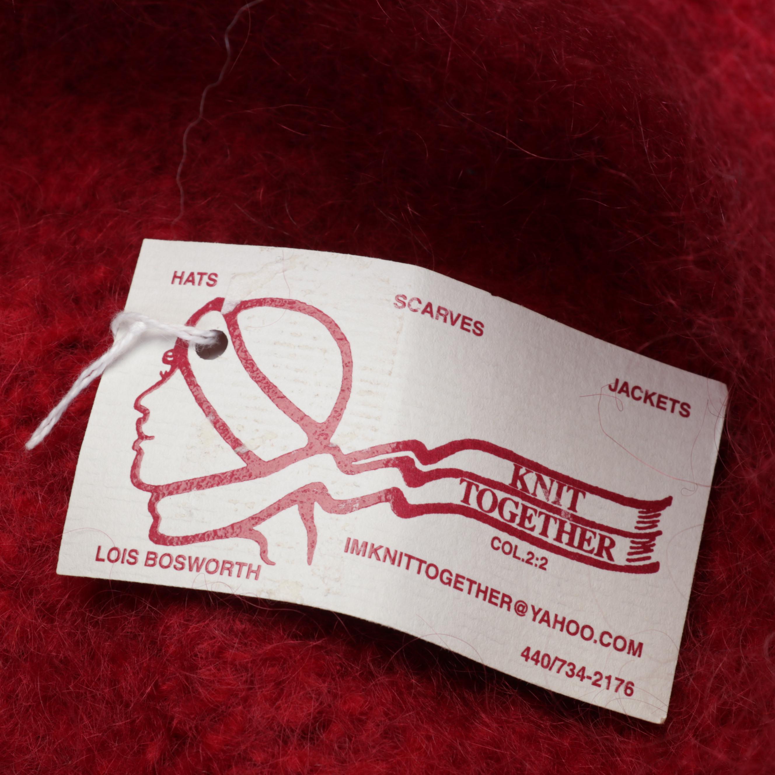 Kate Spade Striped Tote Bag, Red Wool Hat with Blown Glass Beads, and More