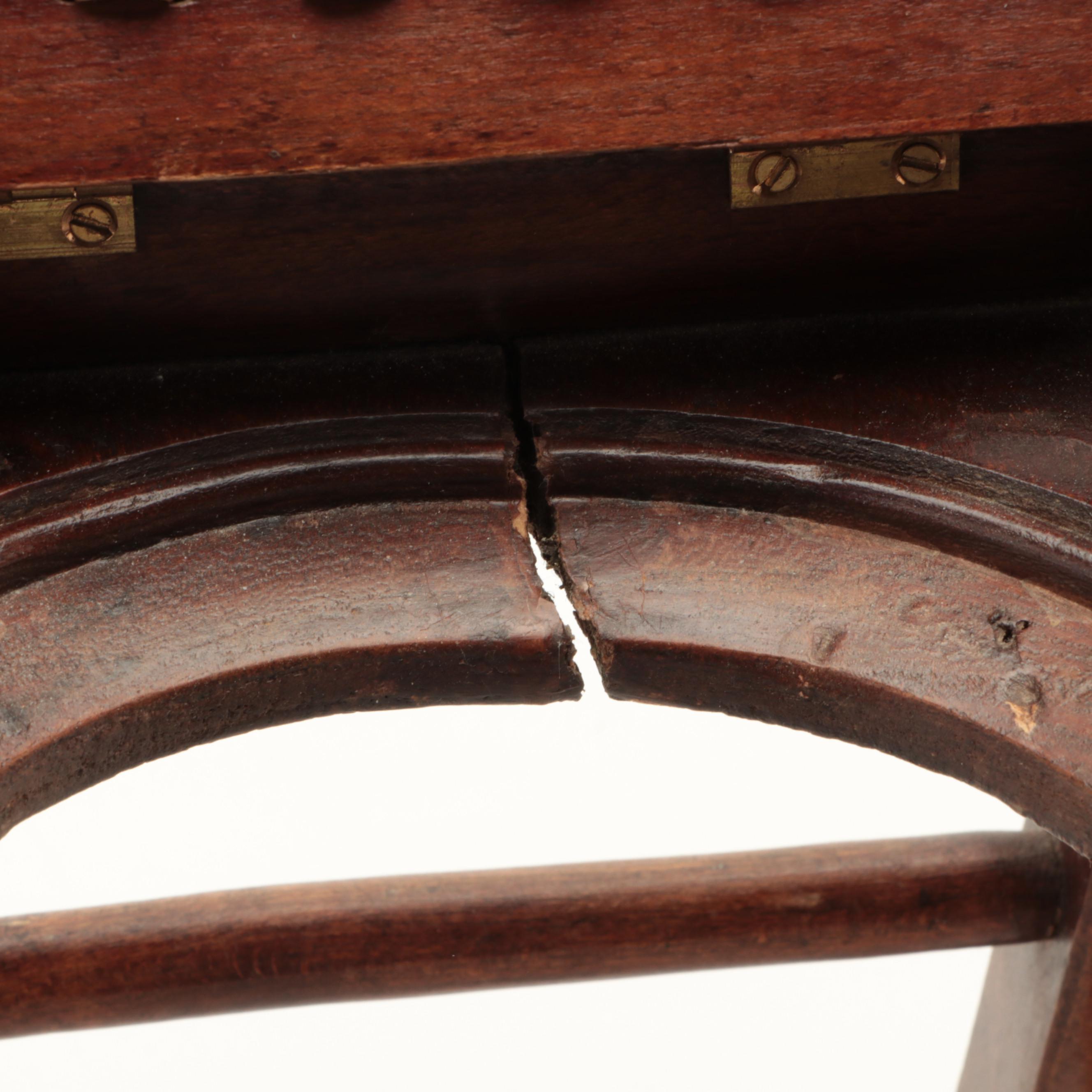 Cane Seat Child's Commode Chair