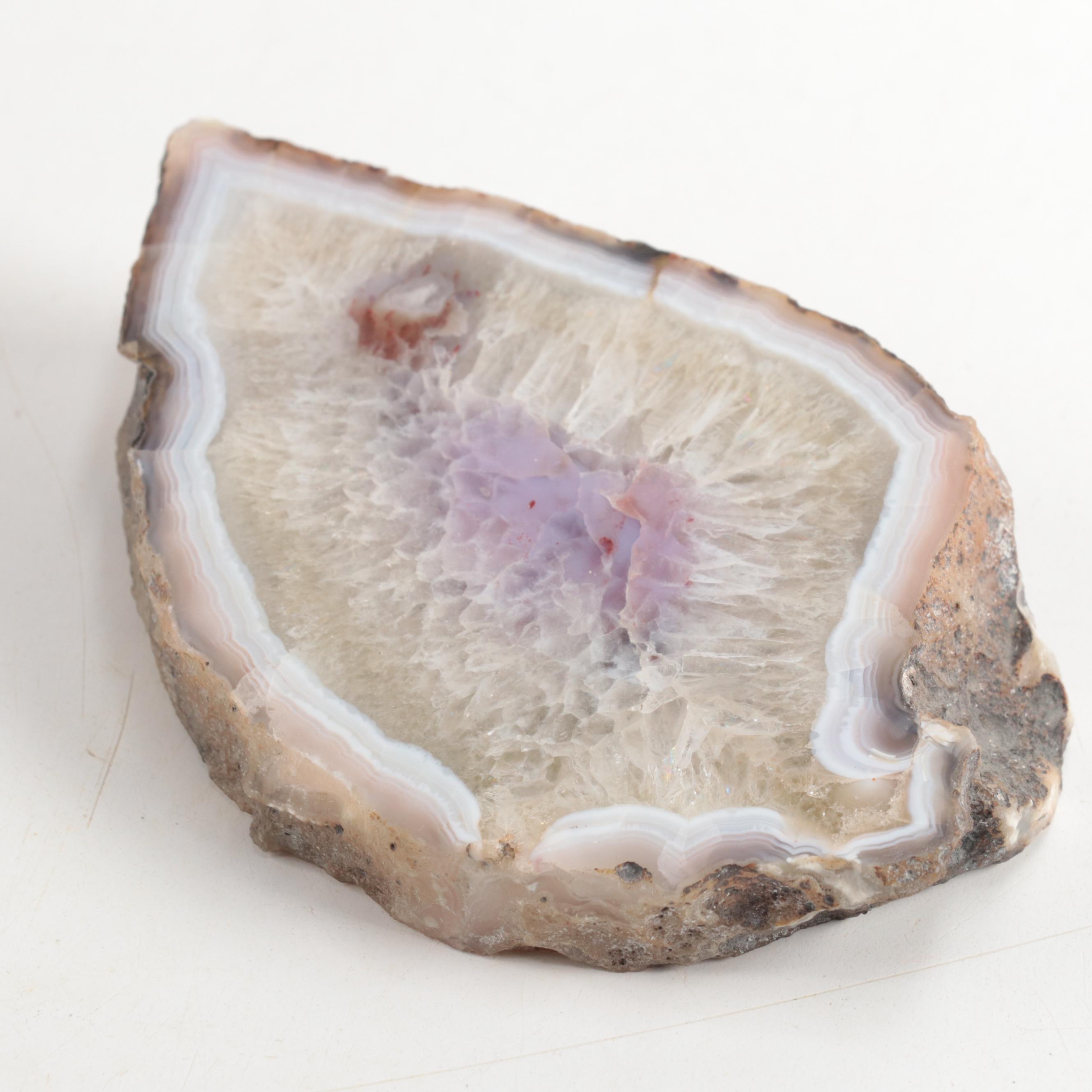 Agate, Amethyst, Rose Quartz and Botryoidal Chalcedony Mineral Specimens