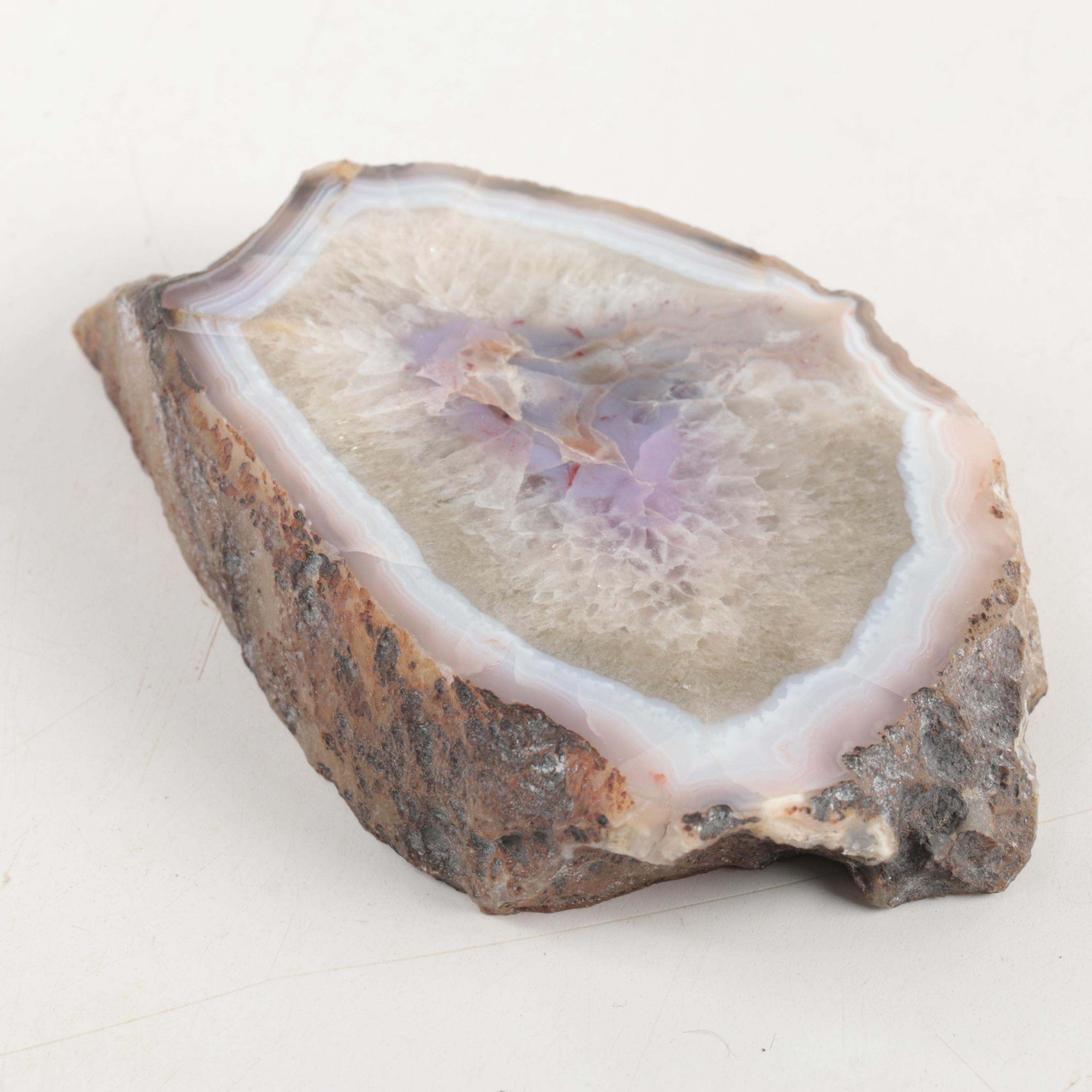 Agate, Amethyst, Rose Quartz and Botryoidal Chalcedony Mineral Specimens