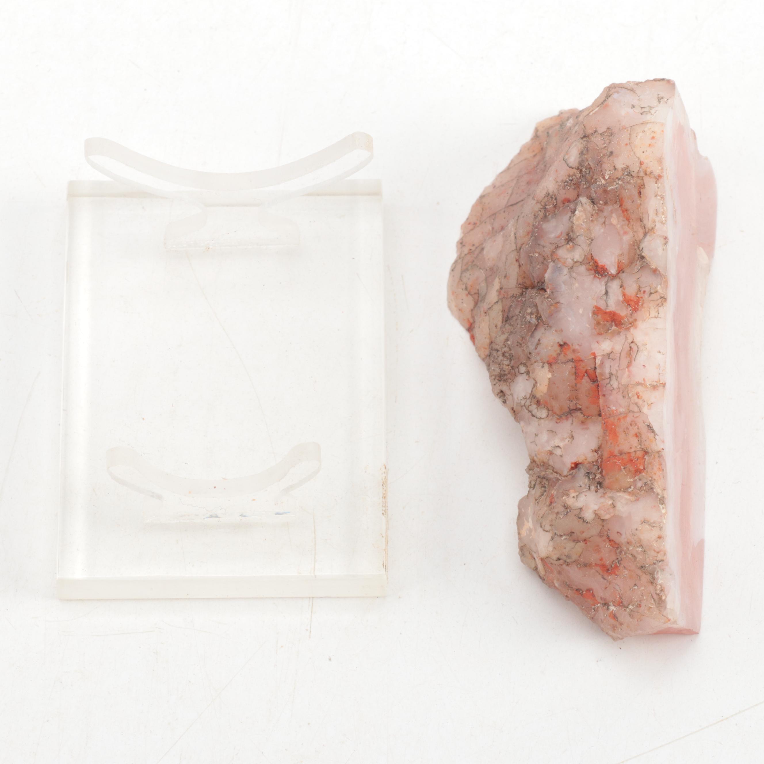 Agate, Amethyst, Rose Quartz and Botryoidal Chalcedony Mineral Specimens