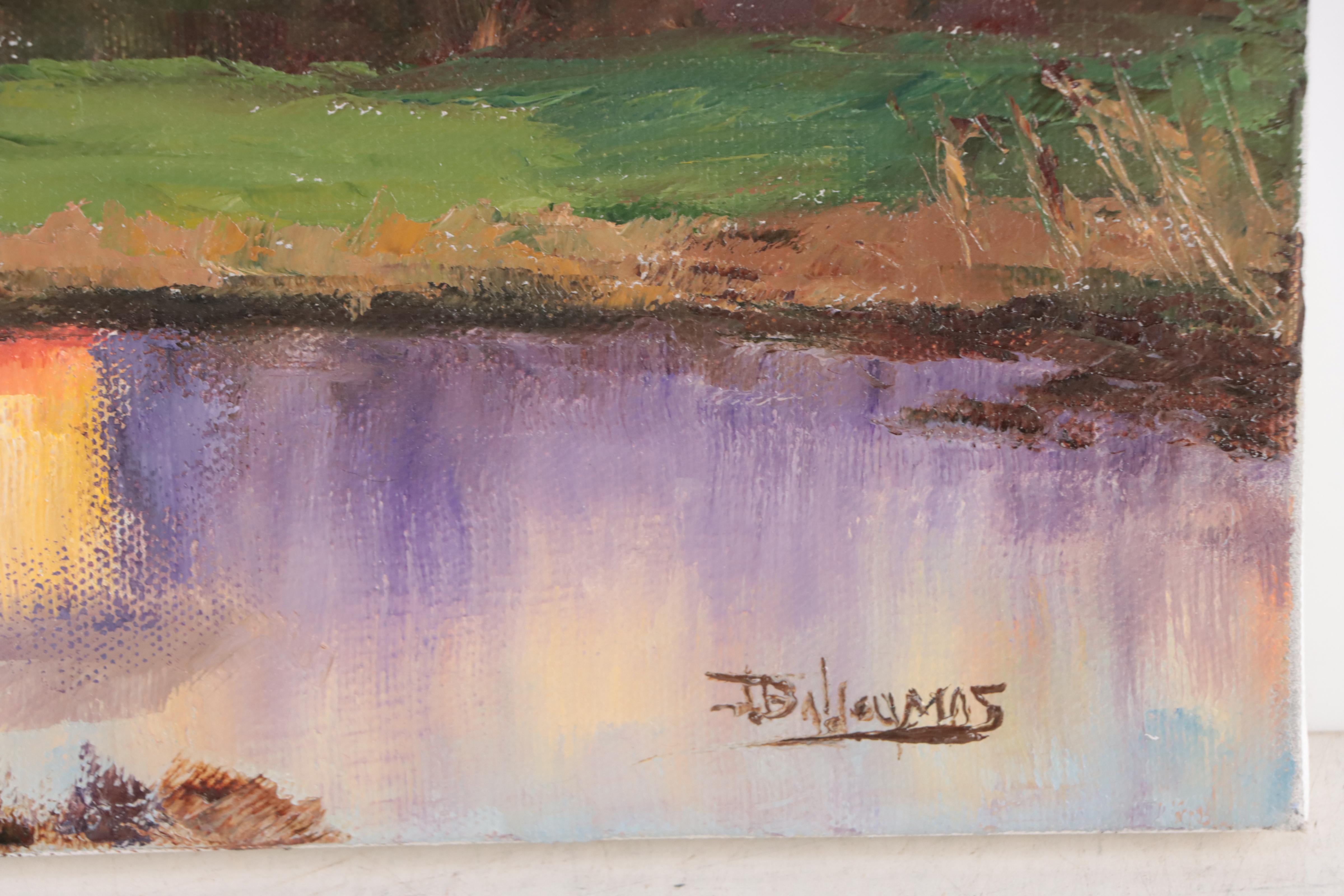 James Baldoumas Oil Painting "Moonrise," 2023