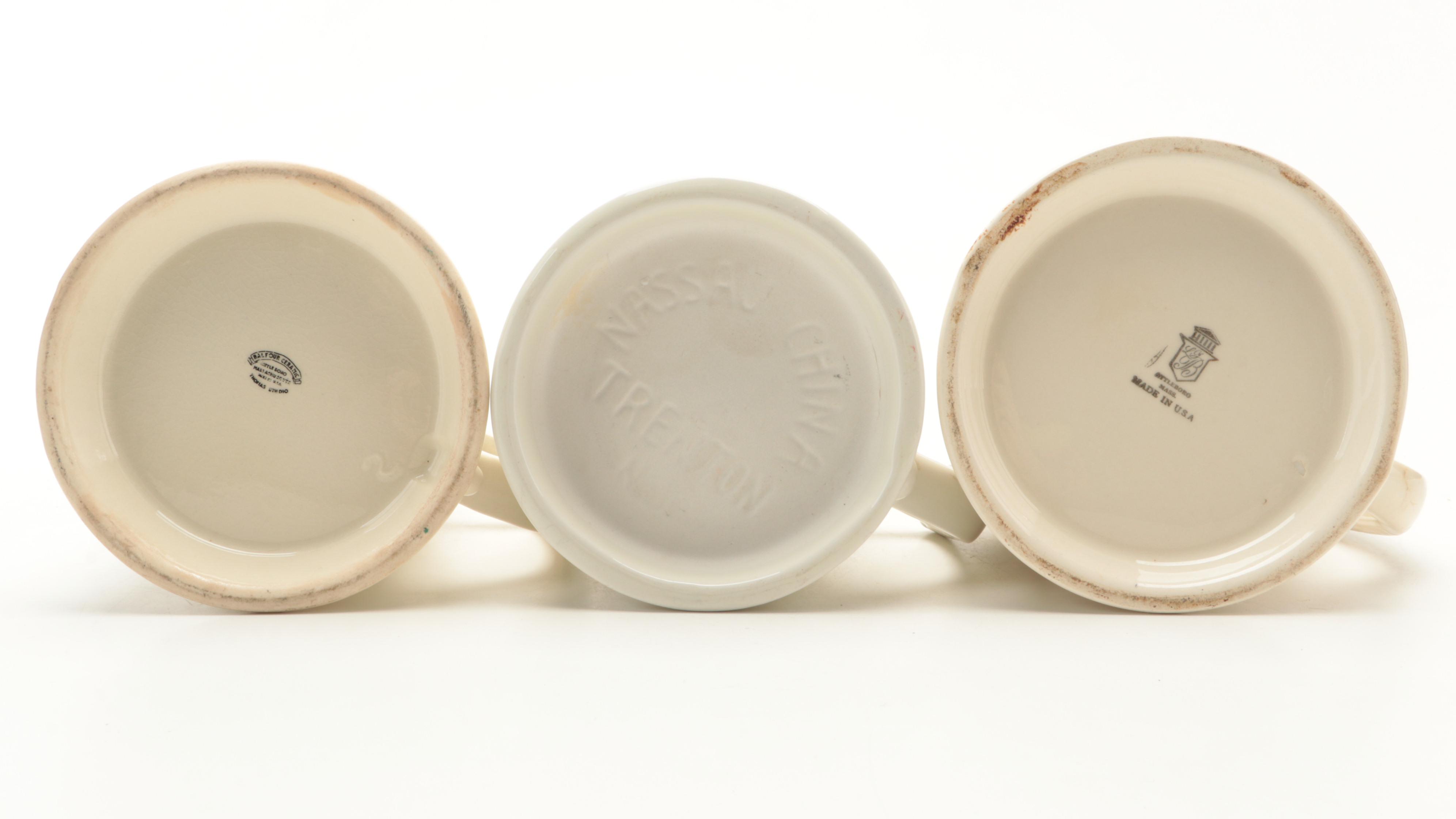 Falstaff Commemorative and Other Ceramic Tankards