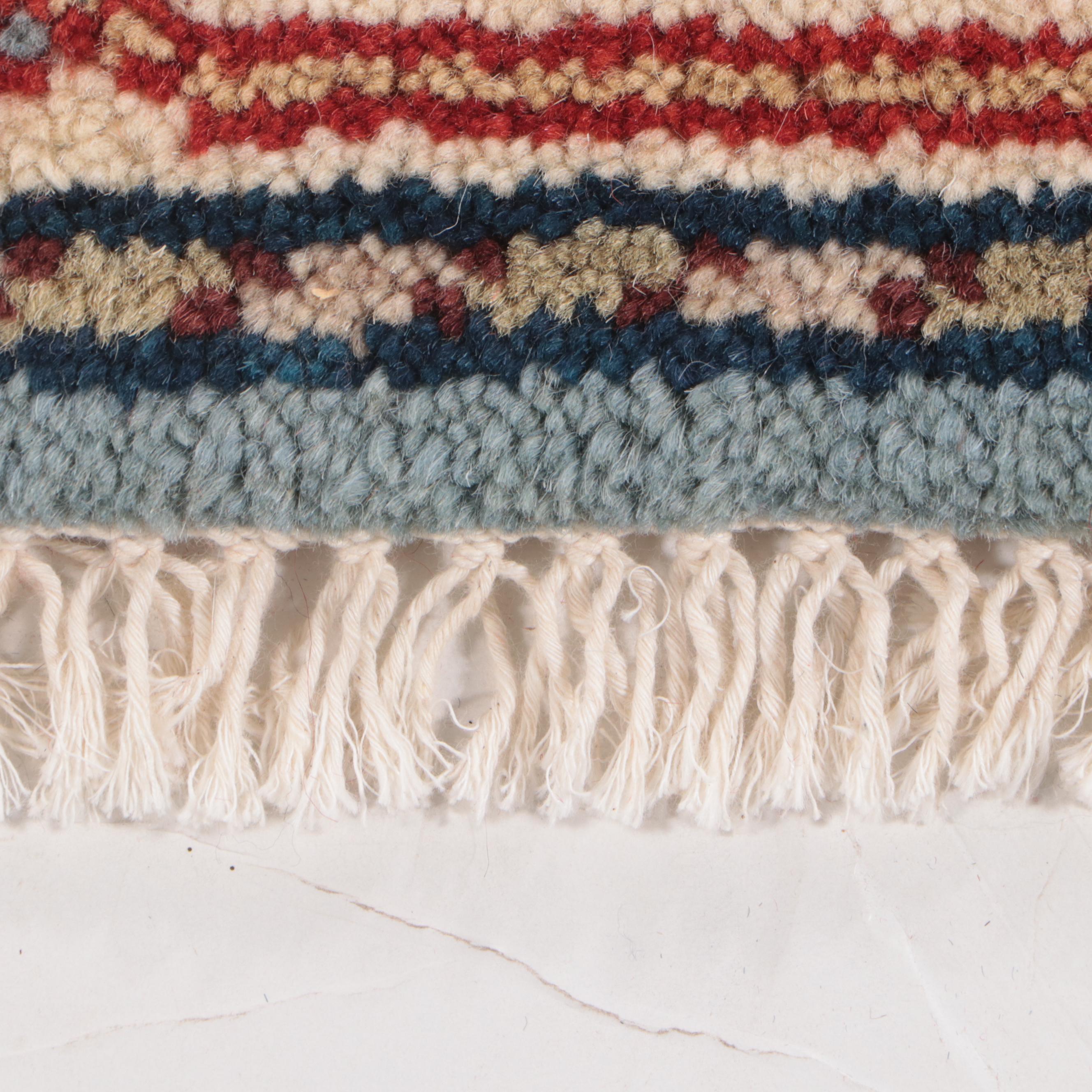 2'7 x 14'5 Hand-Knotted Indo-Persian Heriz Serapi Carpet Runner