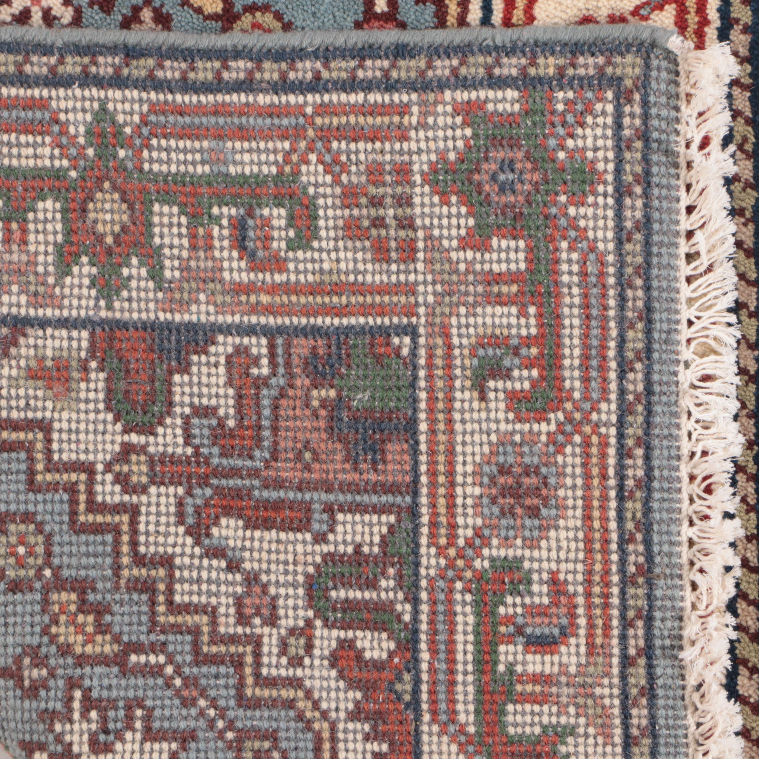 2'7 x 14'5 Hand-Knotted Indo-Persian Heriz Serapi Carpet Runner