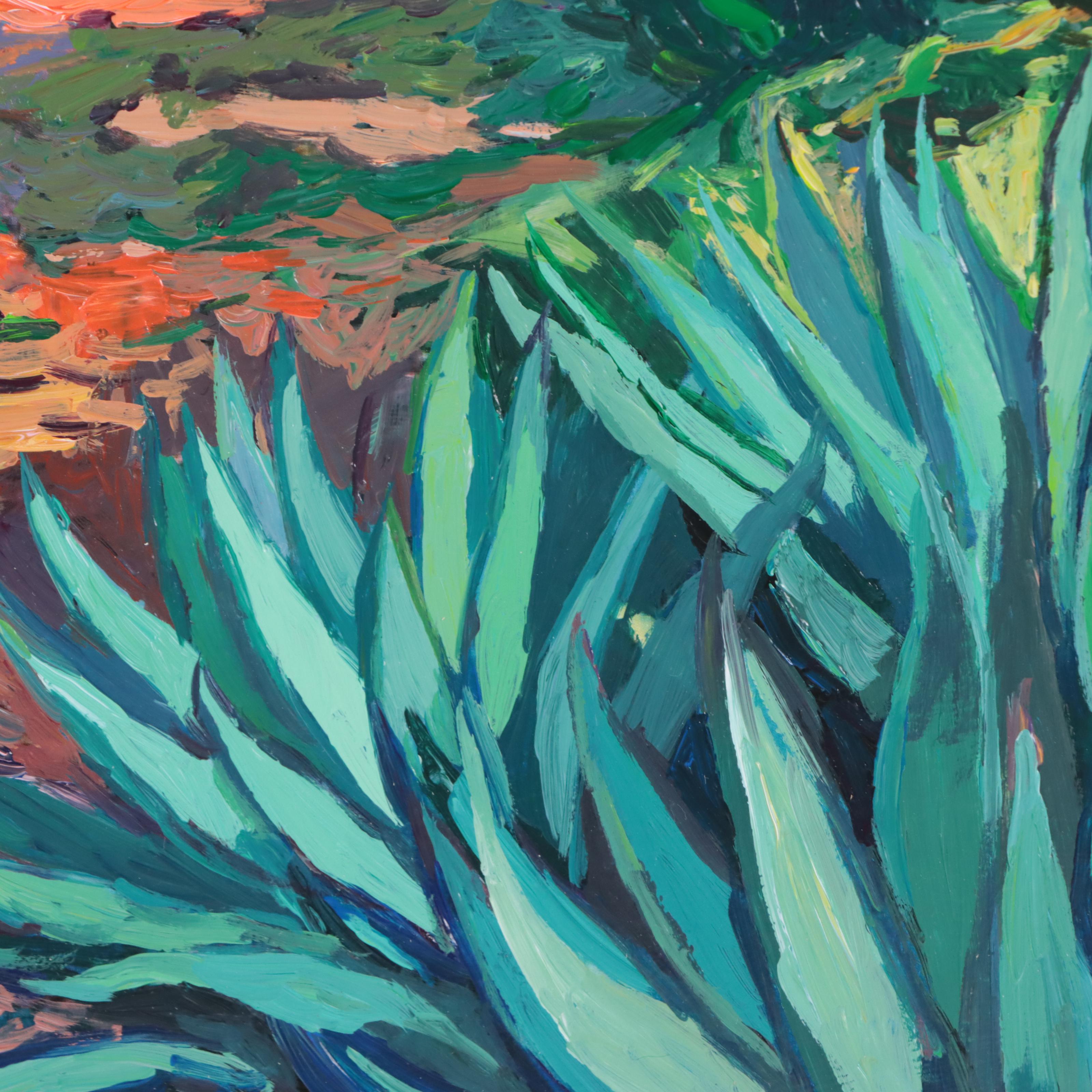 Agnes Rey Oil Painting "Agave," 2022