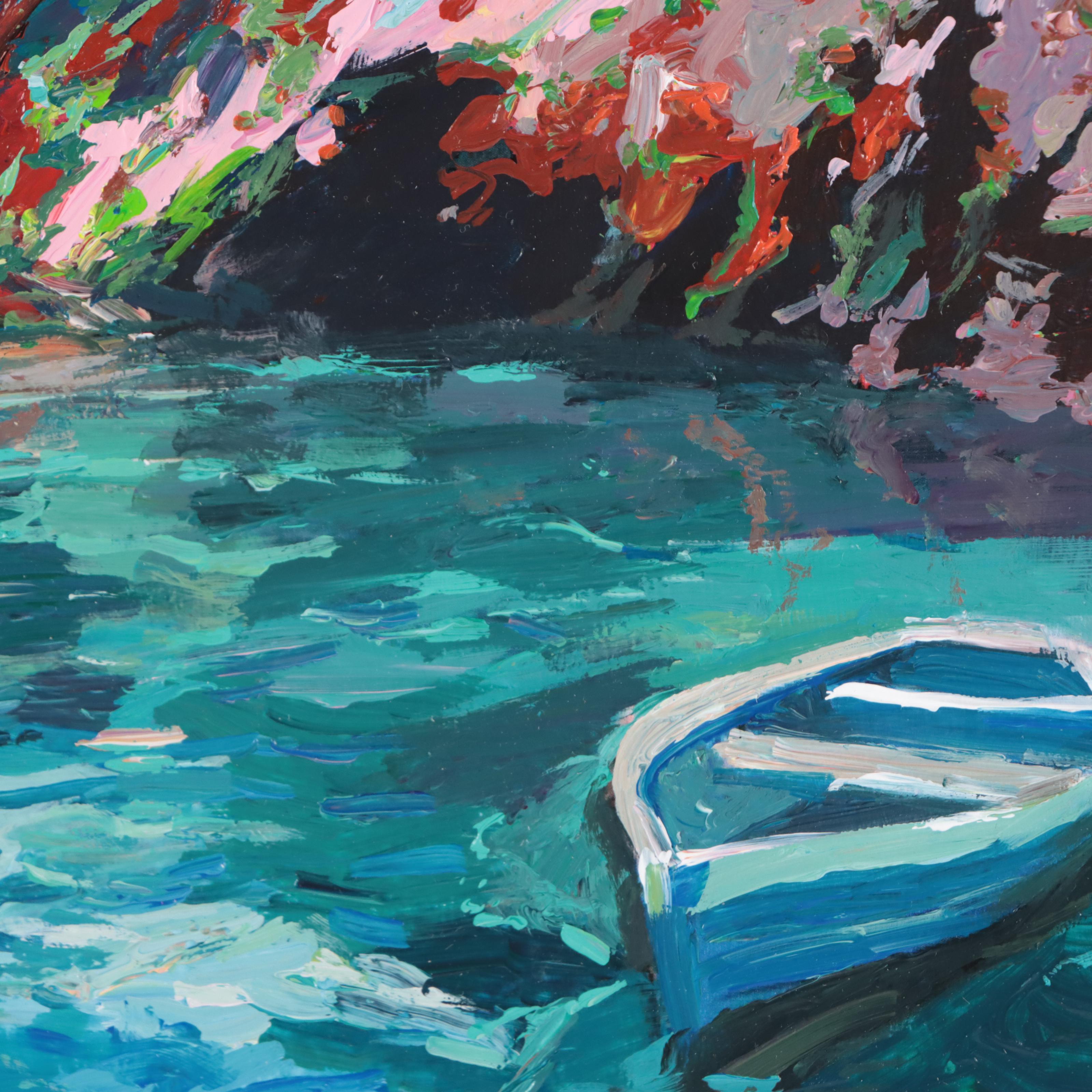 Agnes Rey Oil Painting "Sea Cave," 2022