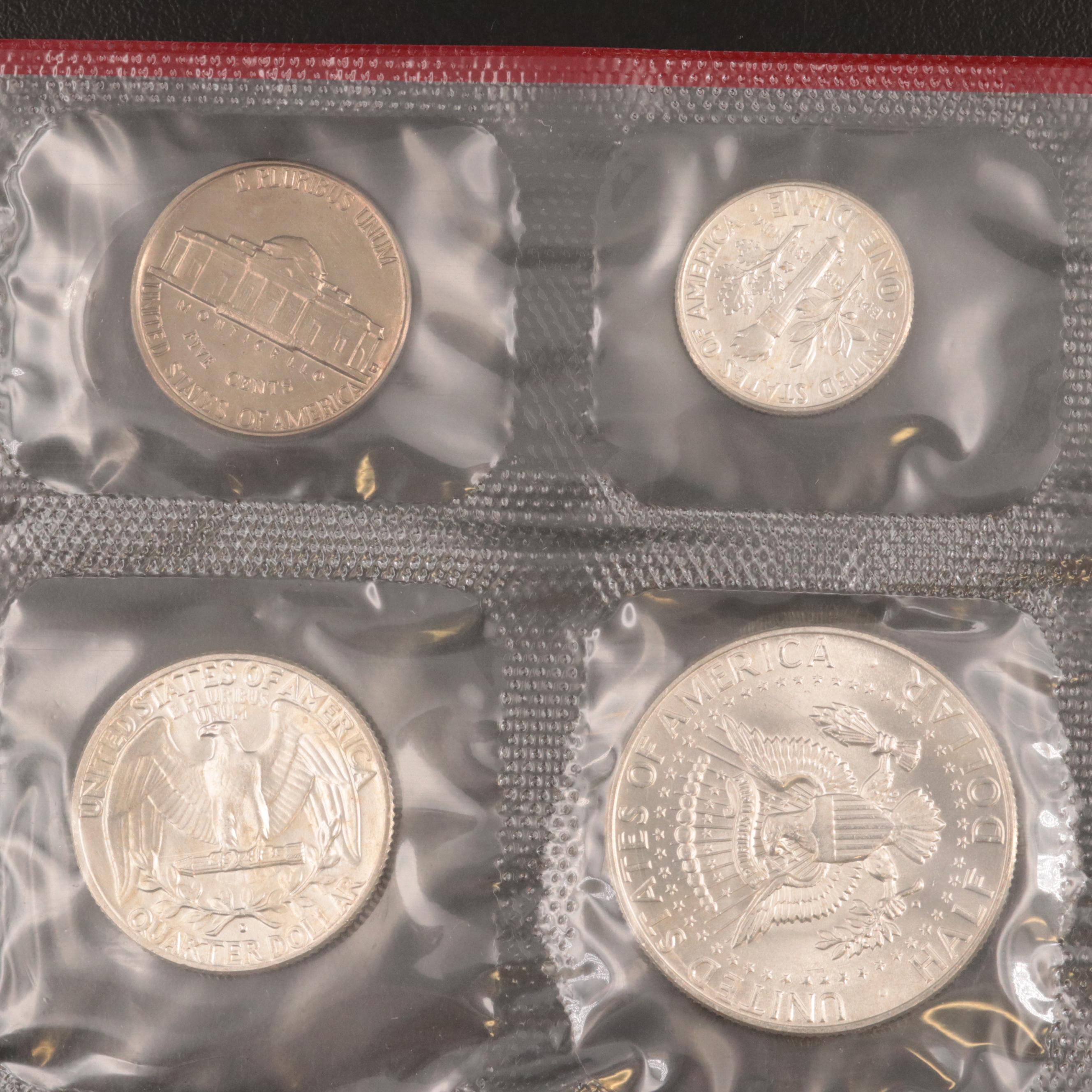 Three 1964 U.S. Mint Uncirculated Sets