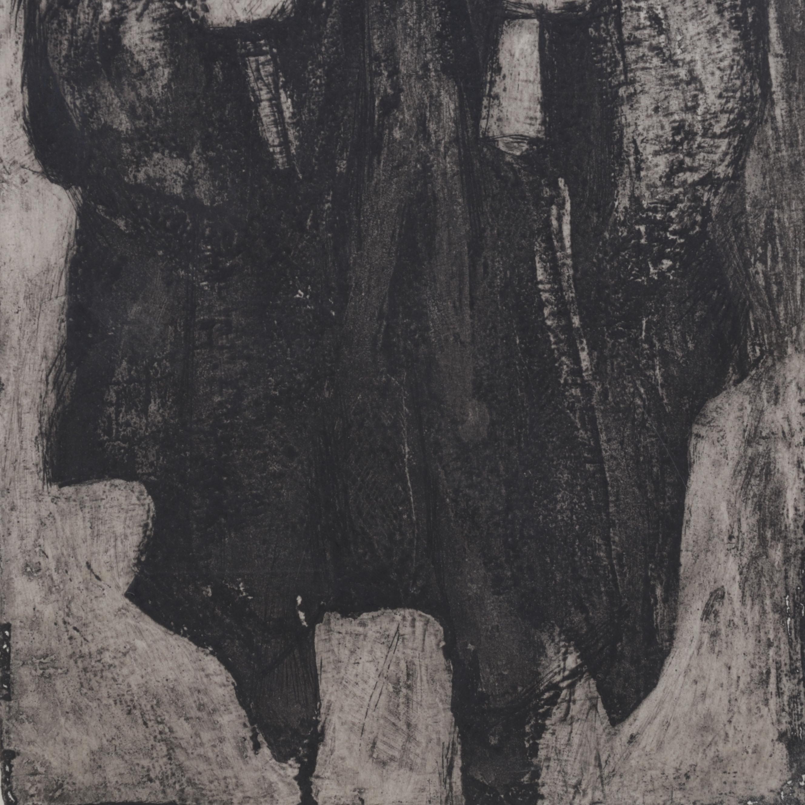 Sidney Chafetz Etching With Aquatint "Commencement," 1964