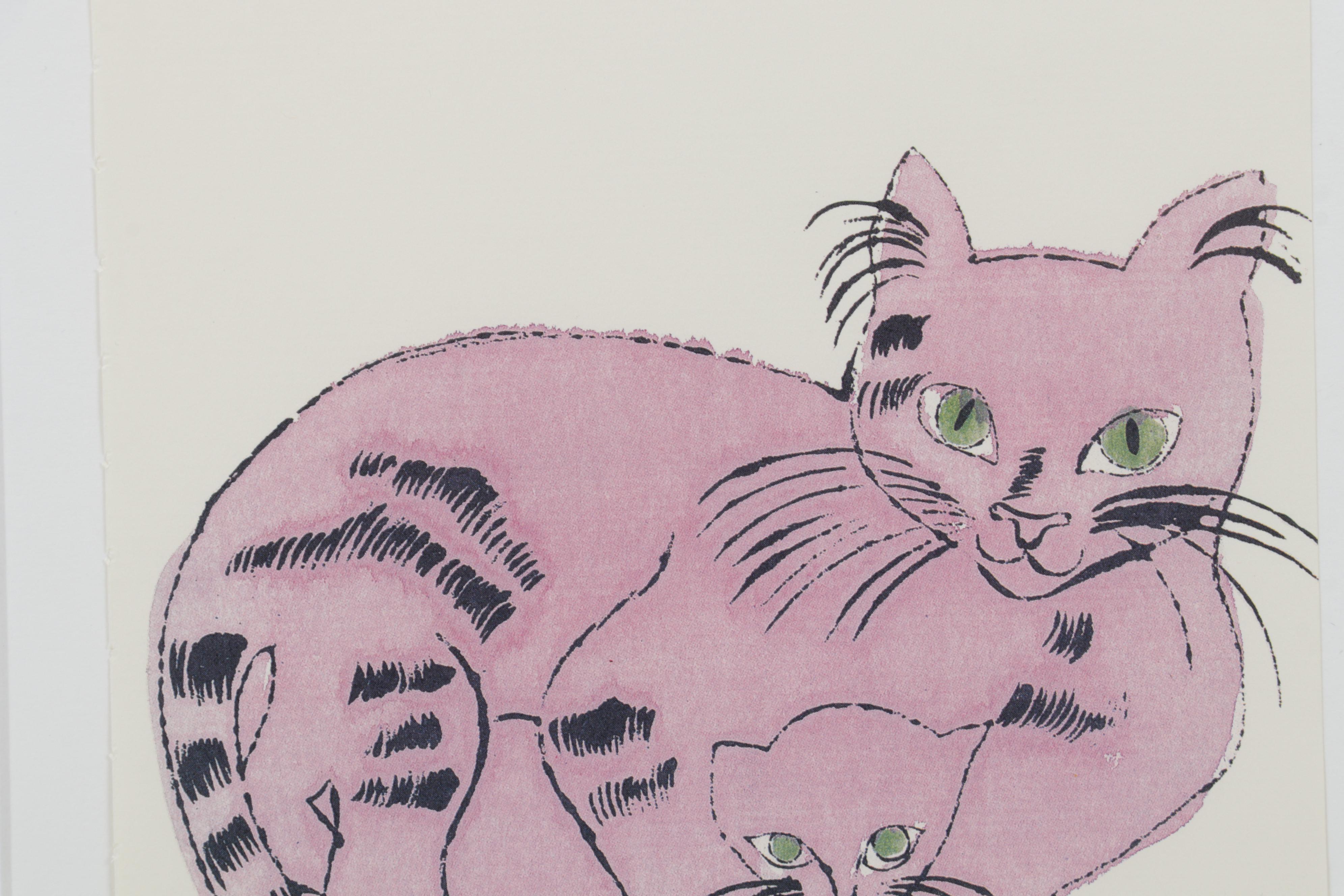 Offset Lithograph After Andy Warhol From "25 Cats Name Sam and One Blue Pussy"