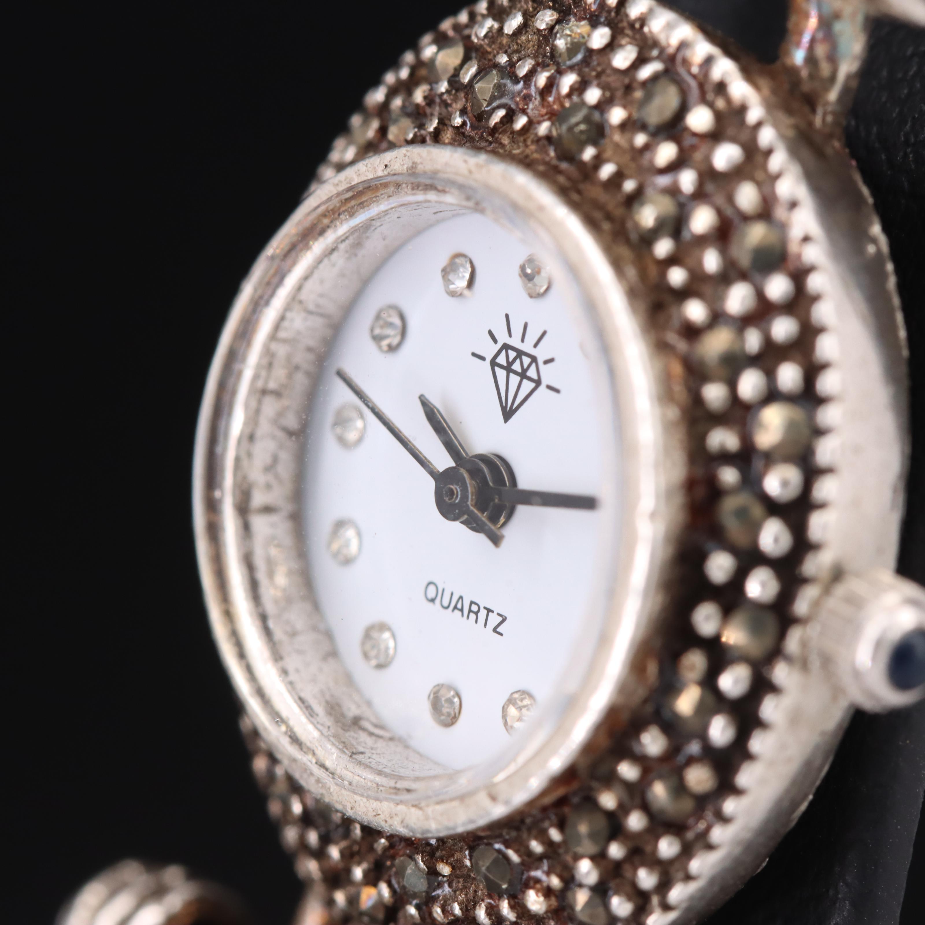 Sterling Watch with Dragon Bracelet