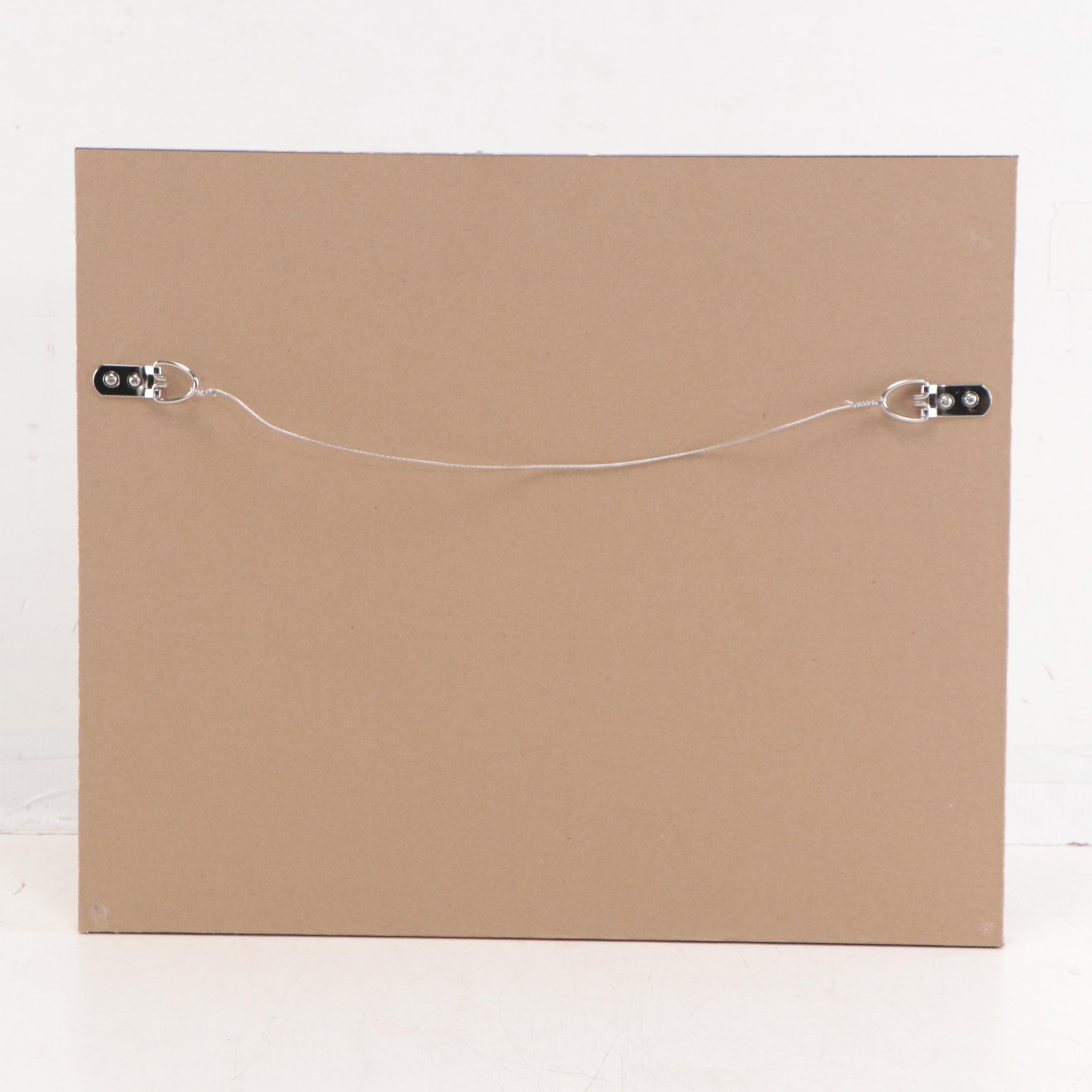 Lynne French Landscape Oil Painting of Farmhouses, 21st Century