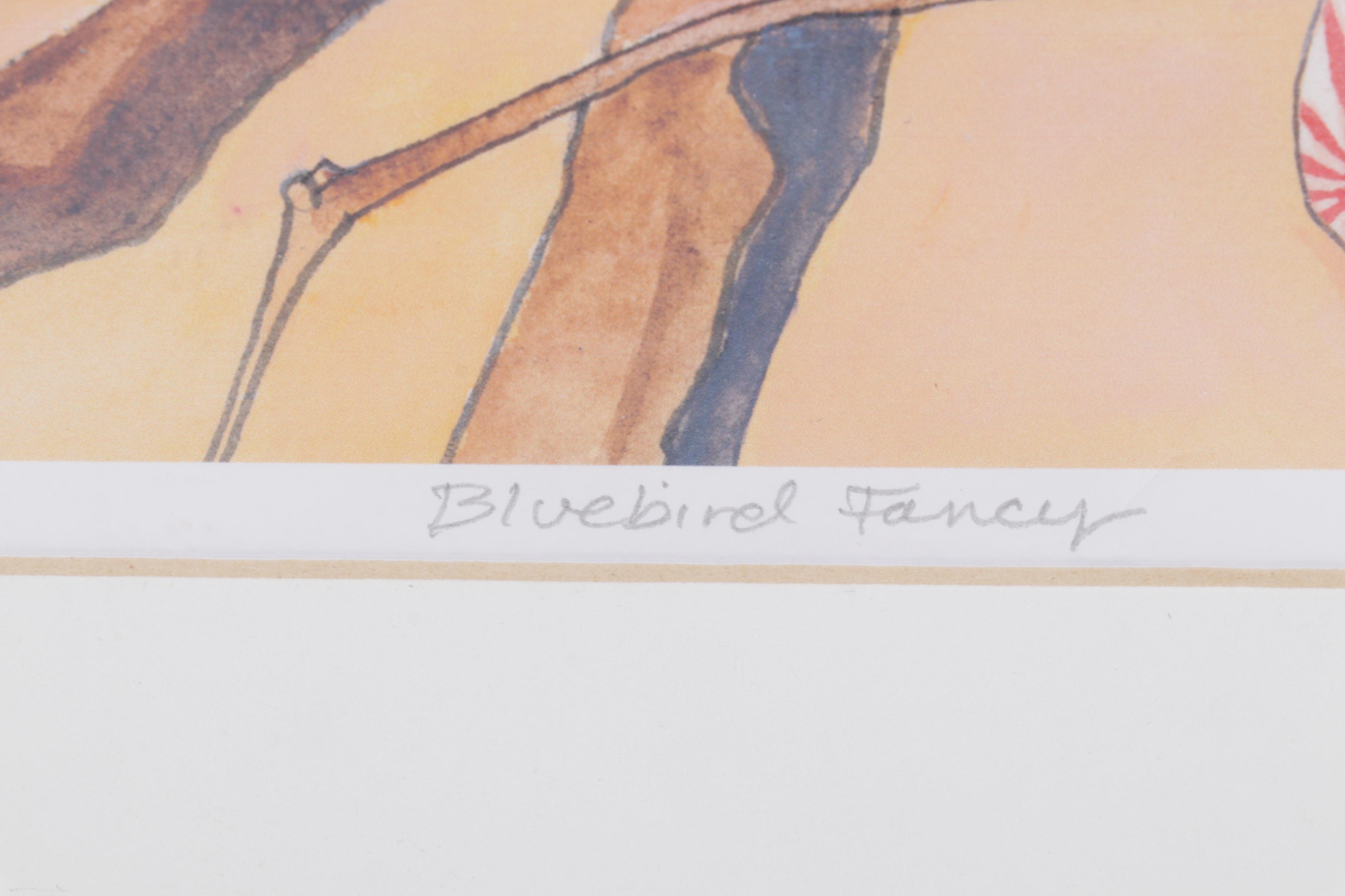 Marty Husted Giclée "Bluebird Fancy," 2015