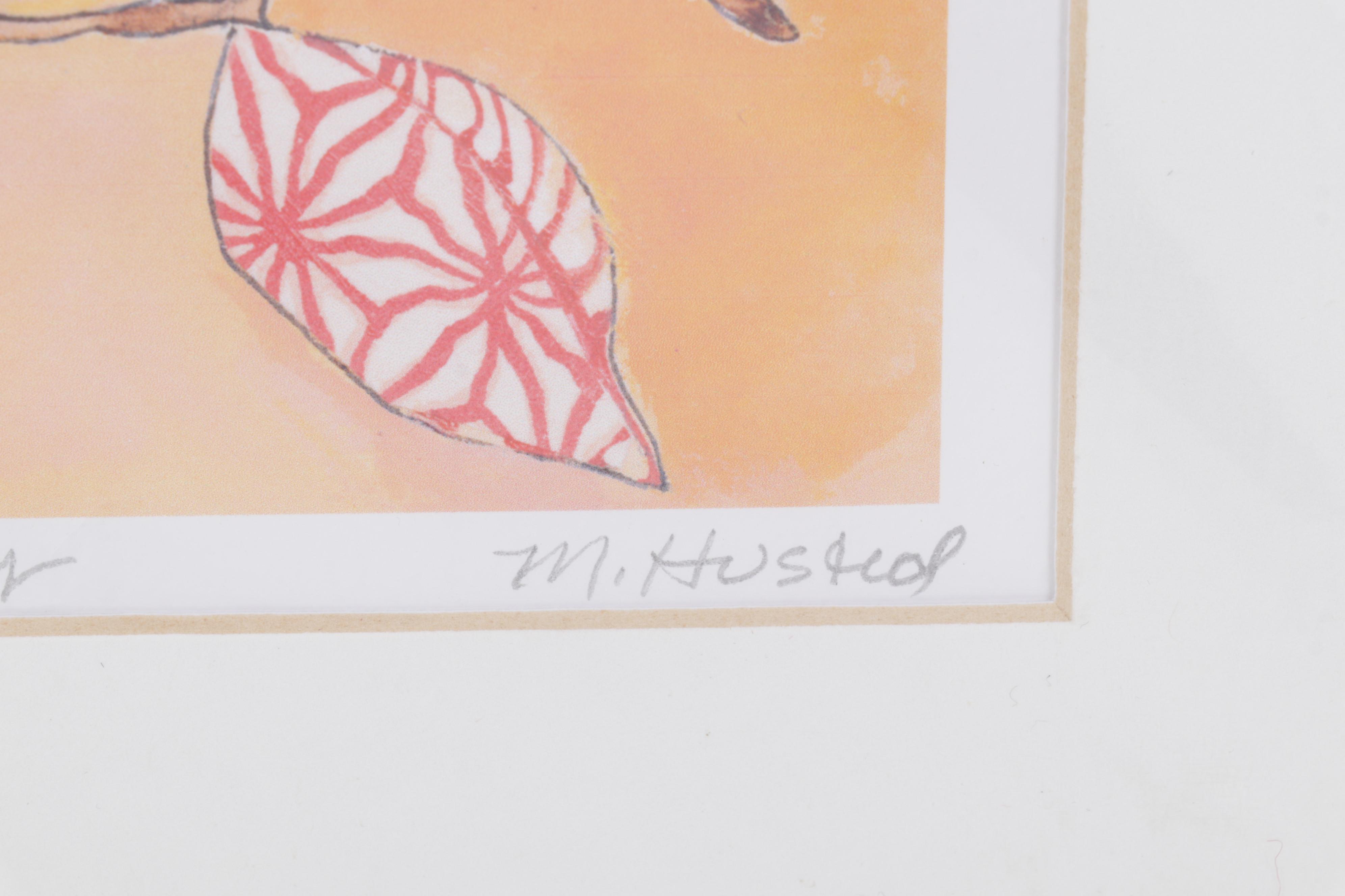 Marty Husted Giclée "Bluebird Fancy," 2015