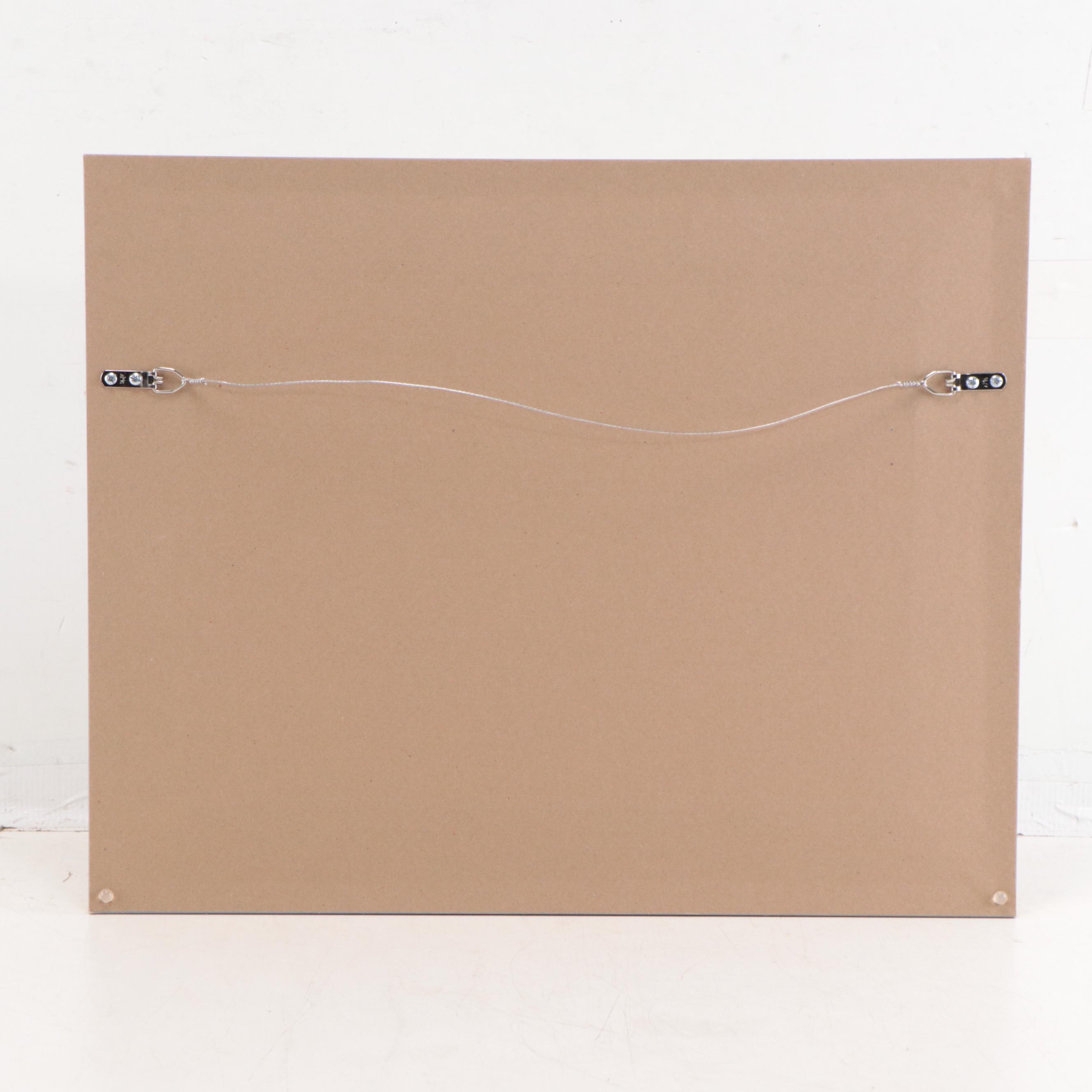 H. Mas Acrylic Painting of Rowboats, Late 20th Century