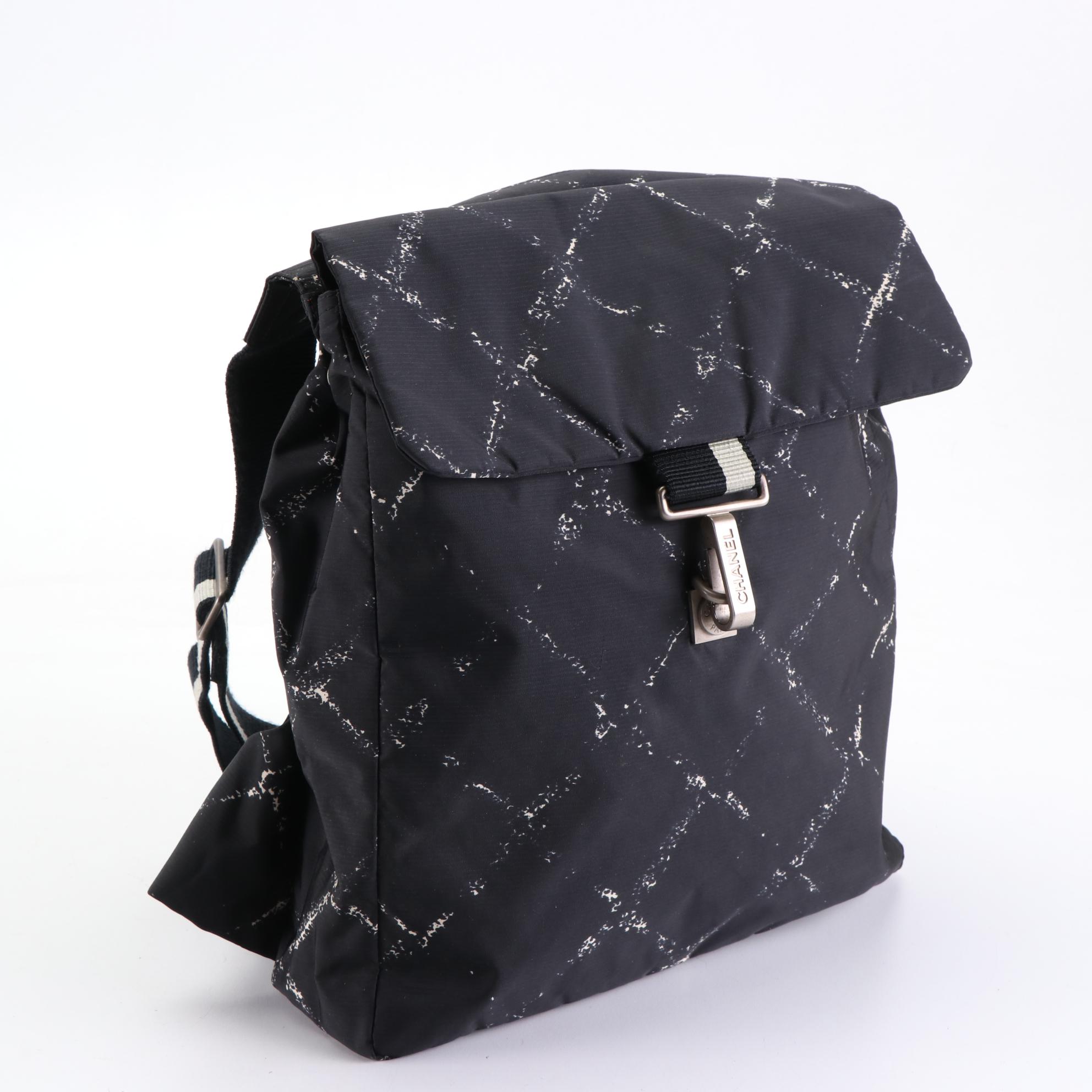 Chanel Travel Line Nylon Backpack