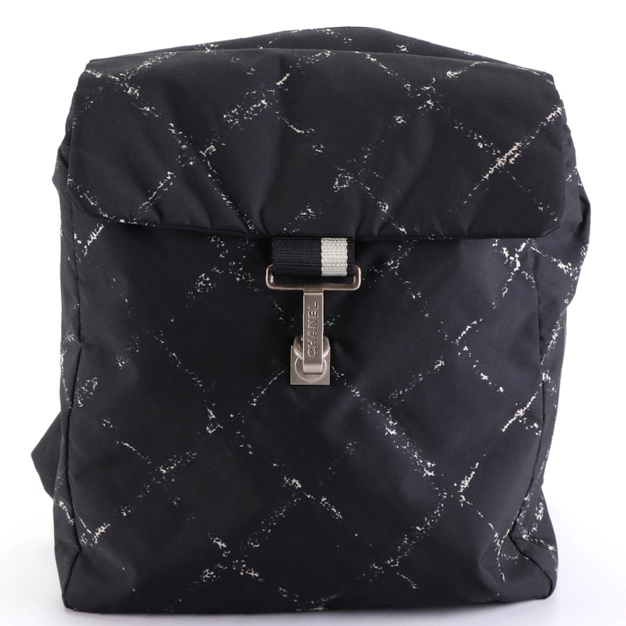 Chanel Travel Line Nylon Backpack