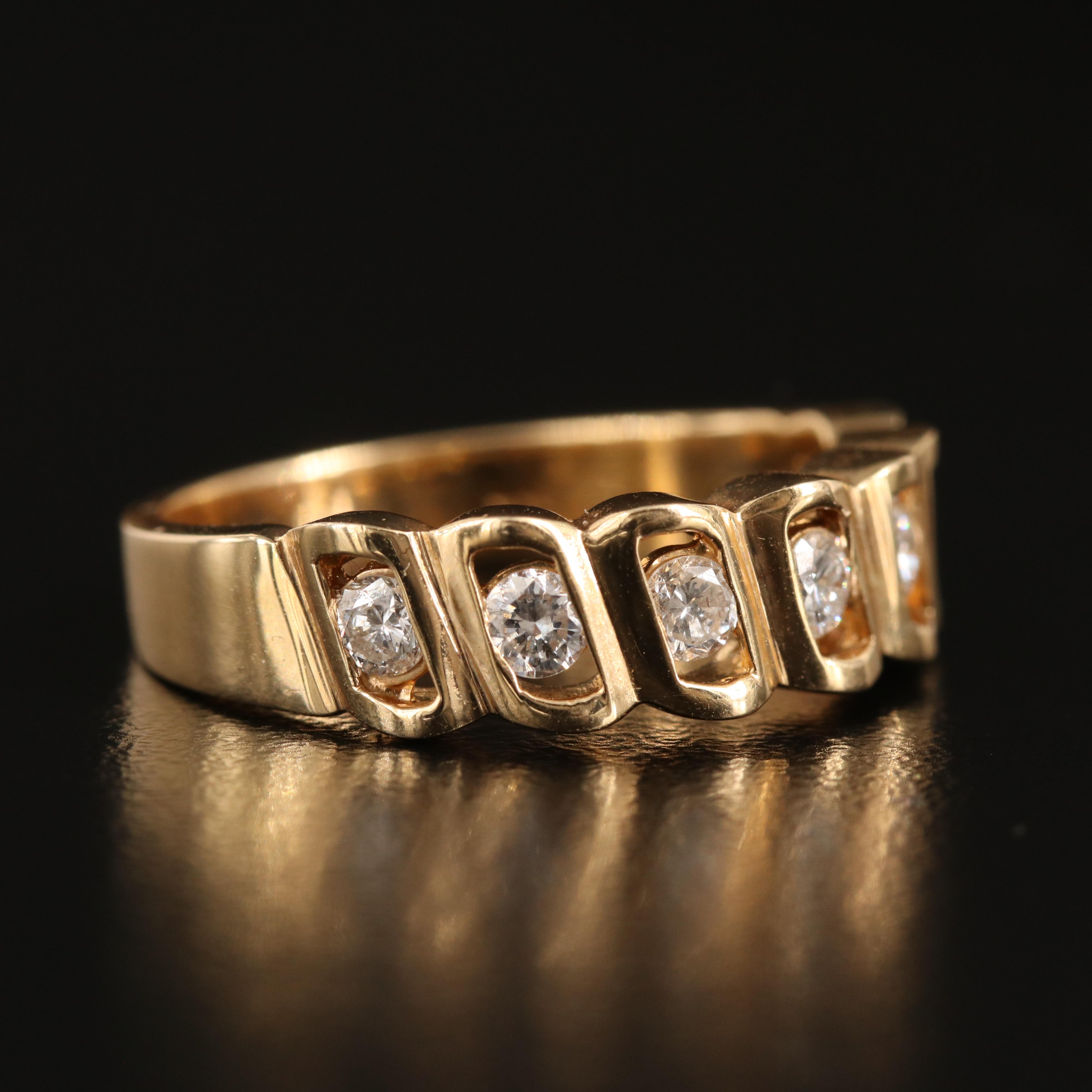 14K 0.50 CTW Diamond Band