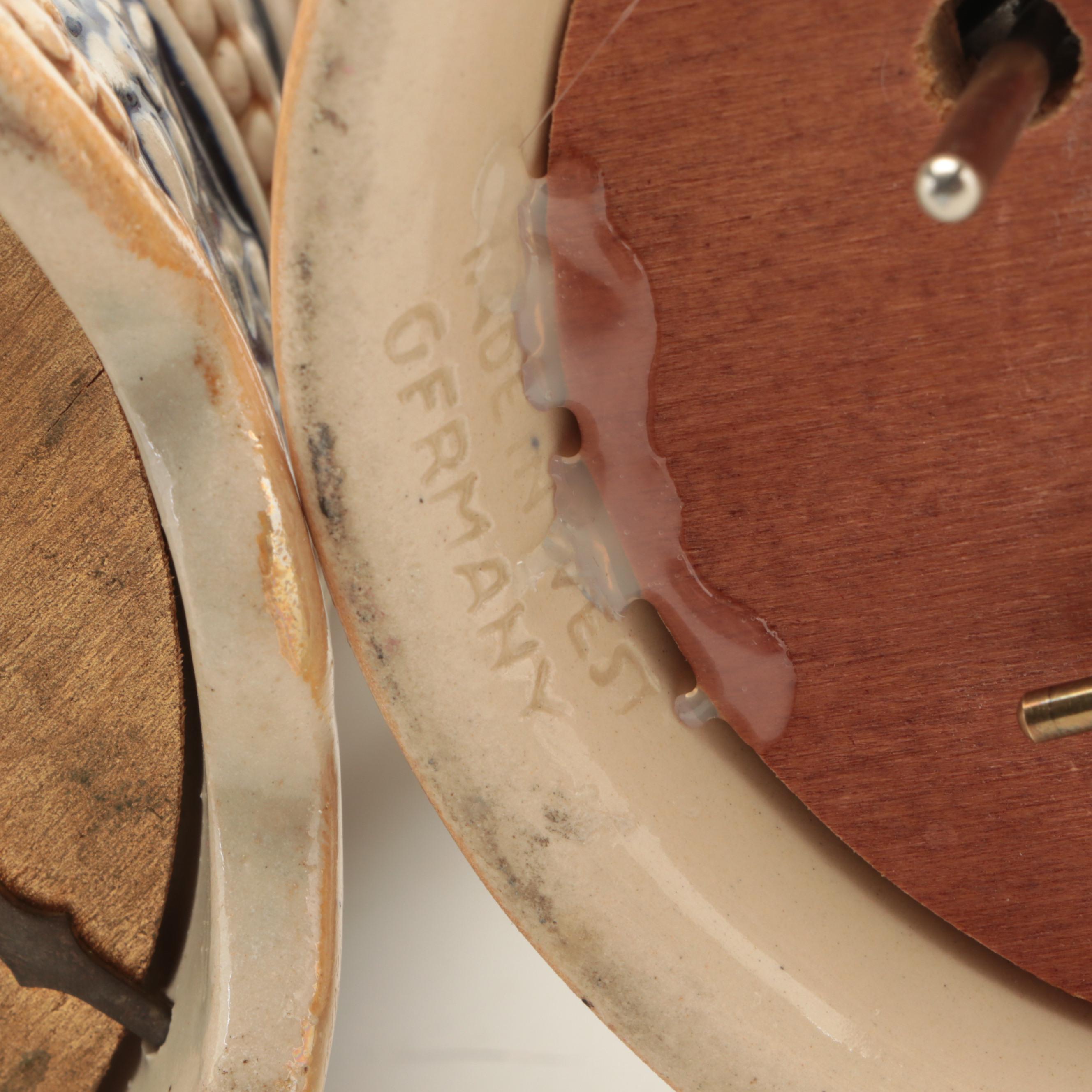 Gerz German Glazed Stoneware Miniature Steins with Other Musical Steins