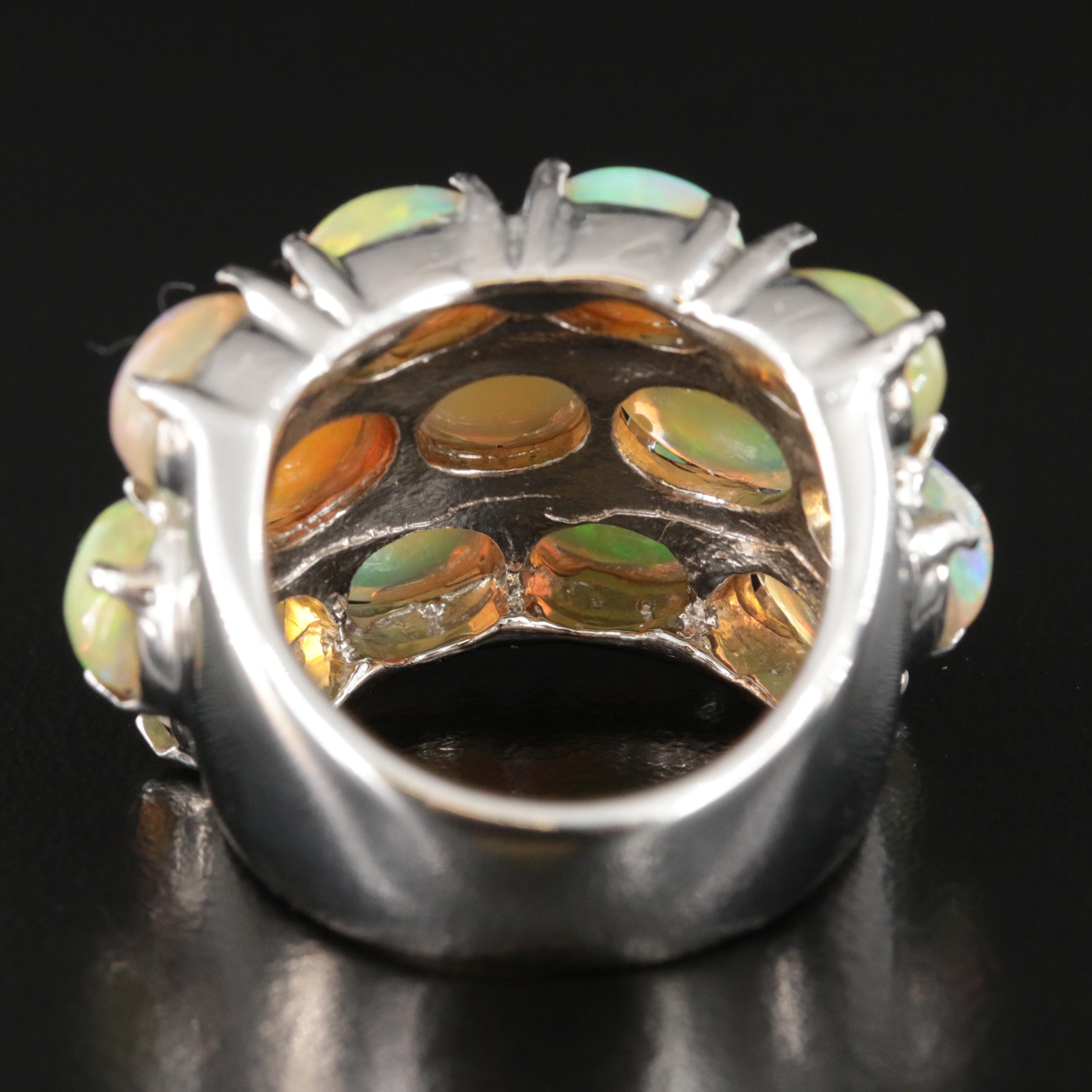 Sterling Opal Ring
