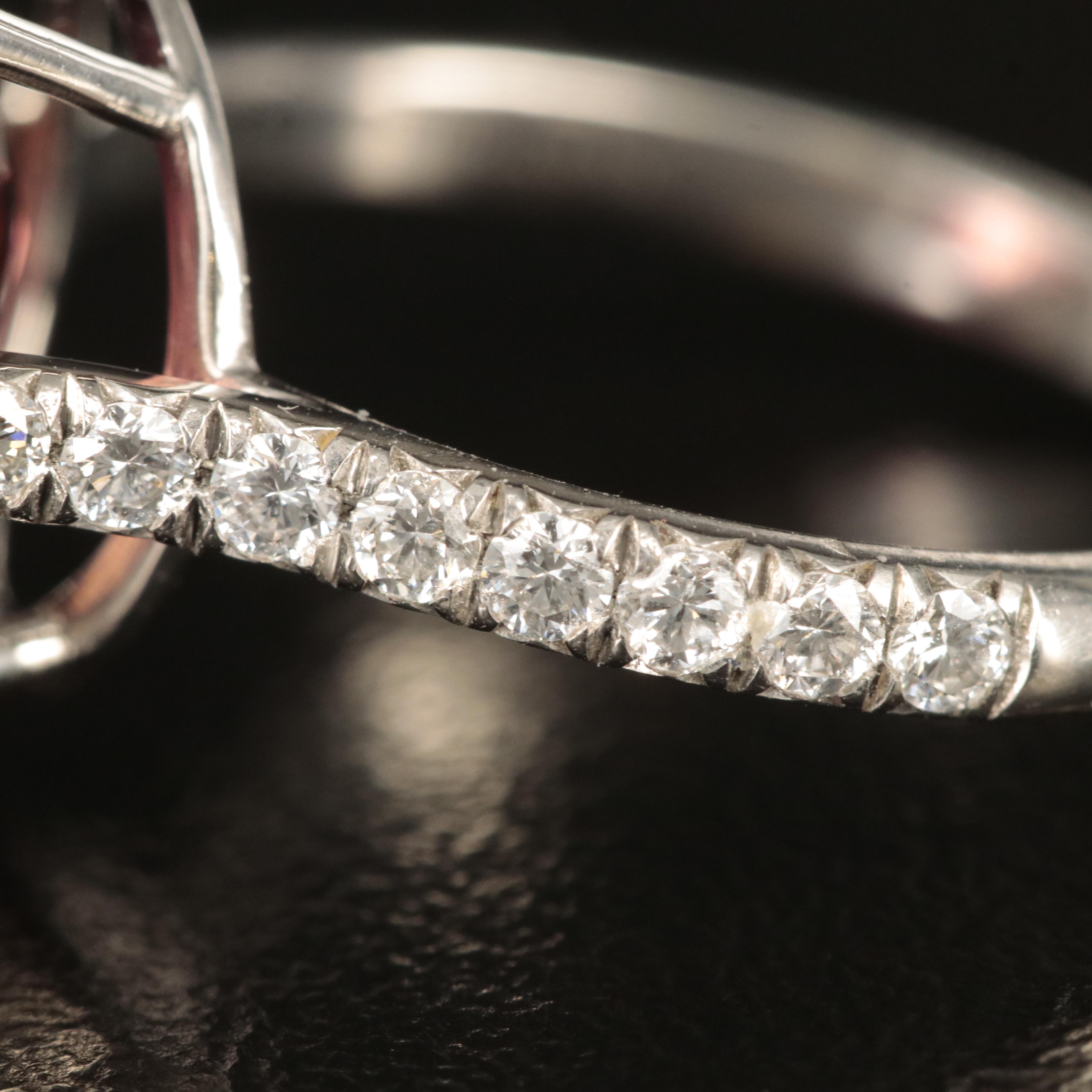 Tiffany & Co. "Soleste" Platinum 12.30 CT Tourmaline and Diamond Ring