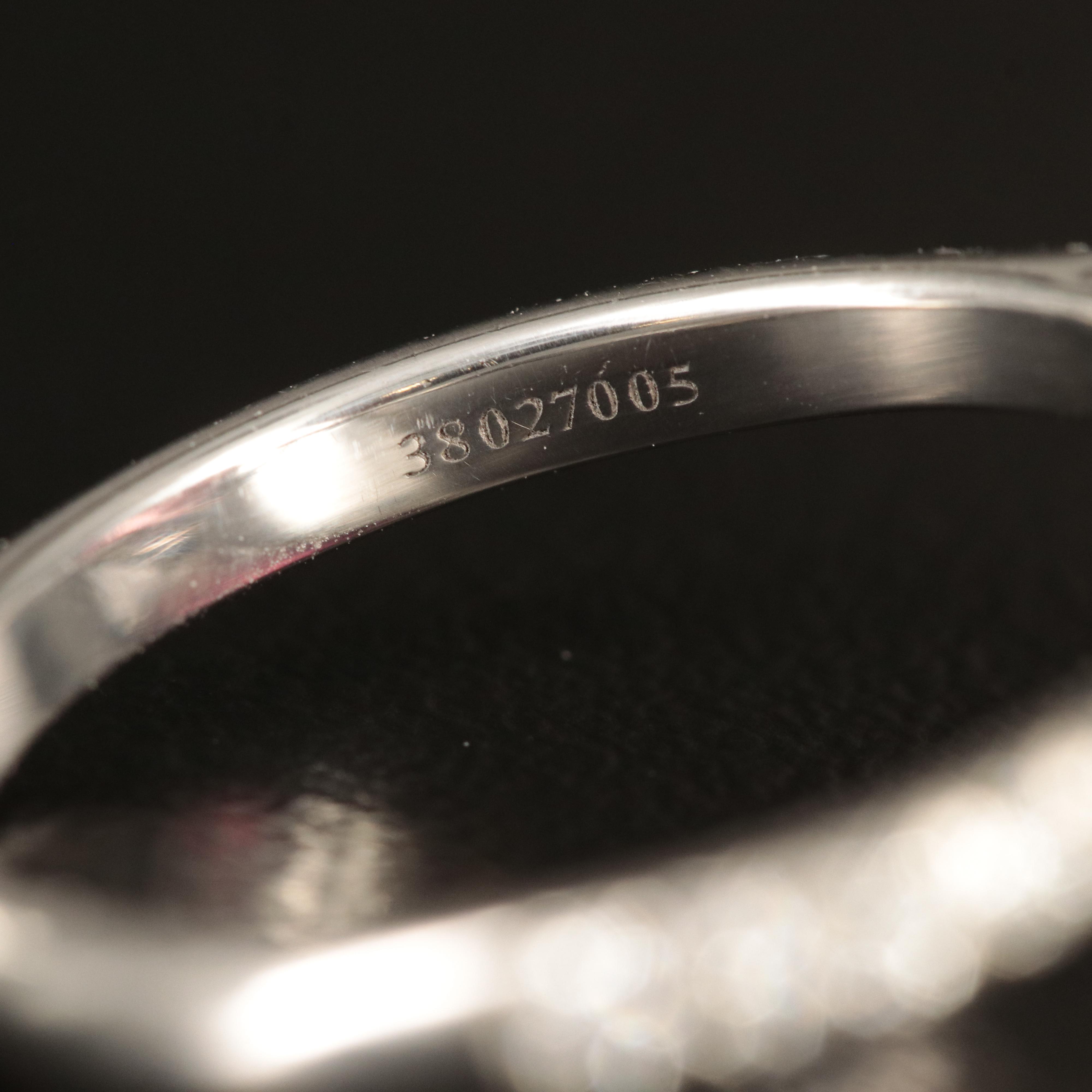 Tiffany & Co. "Soleste" Platinum 12.30 CT Tourmaline and Diamond Ring