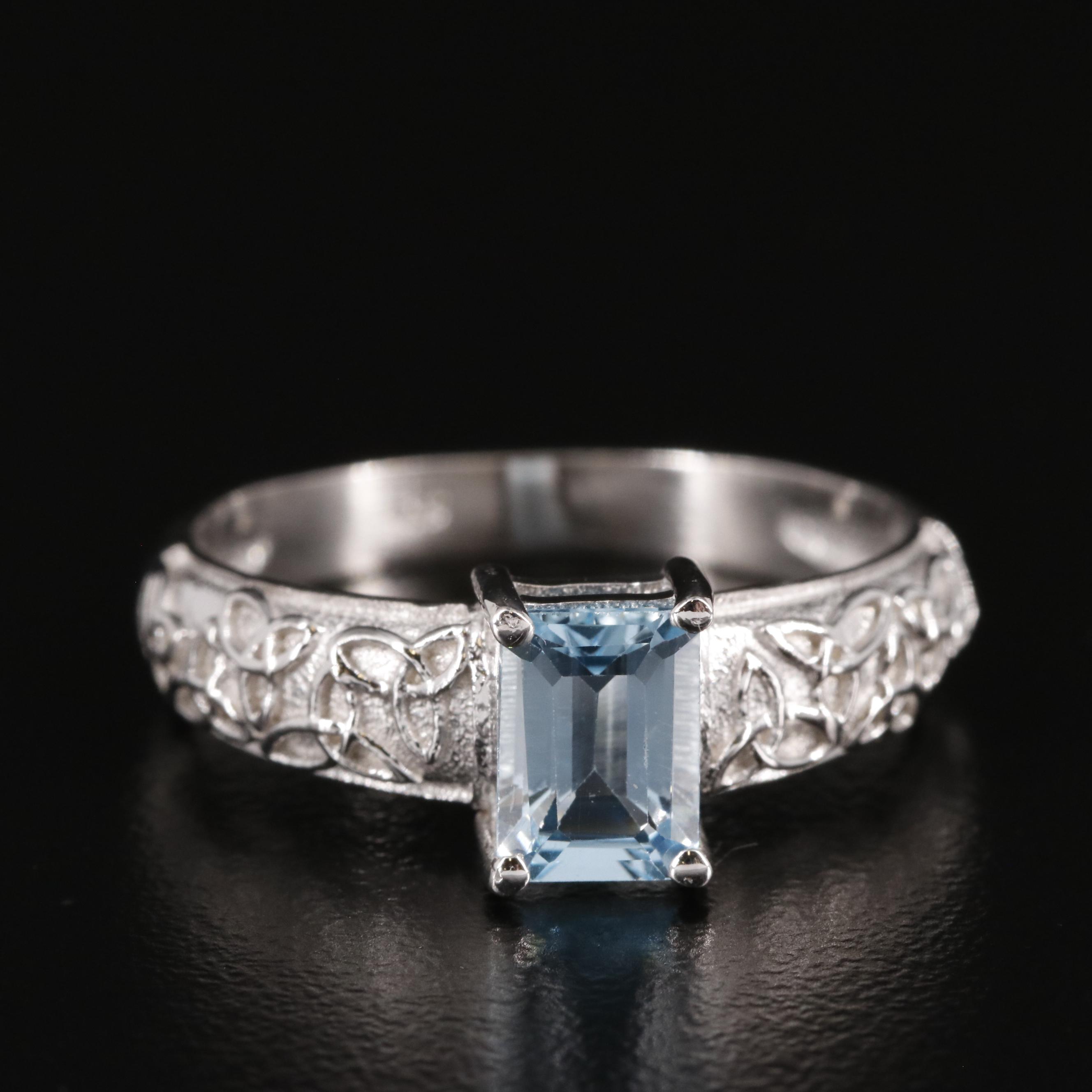 Sterling Blue Topaz Ring