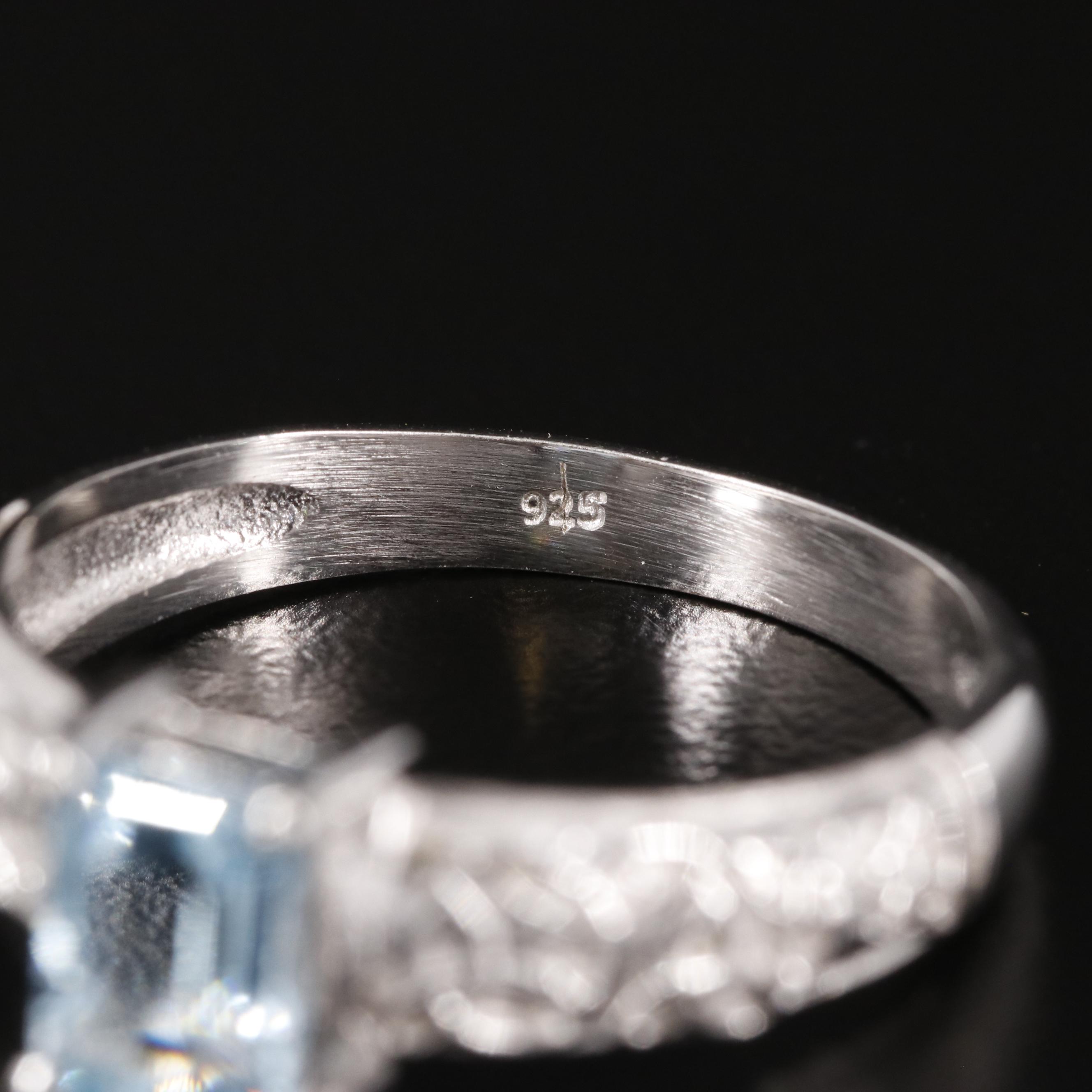 Sterling Blue Topaz Ring