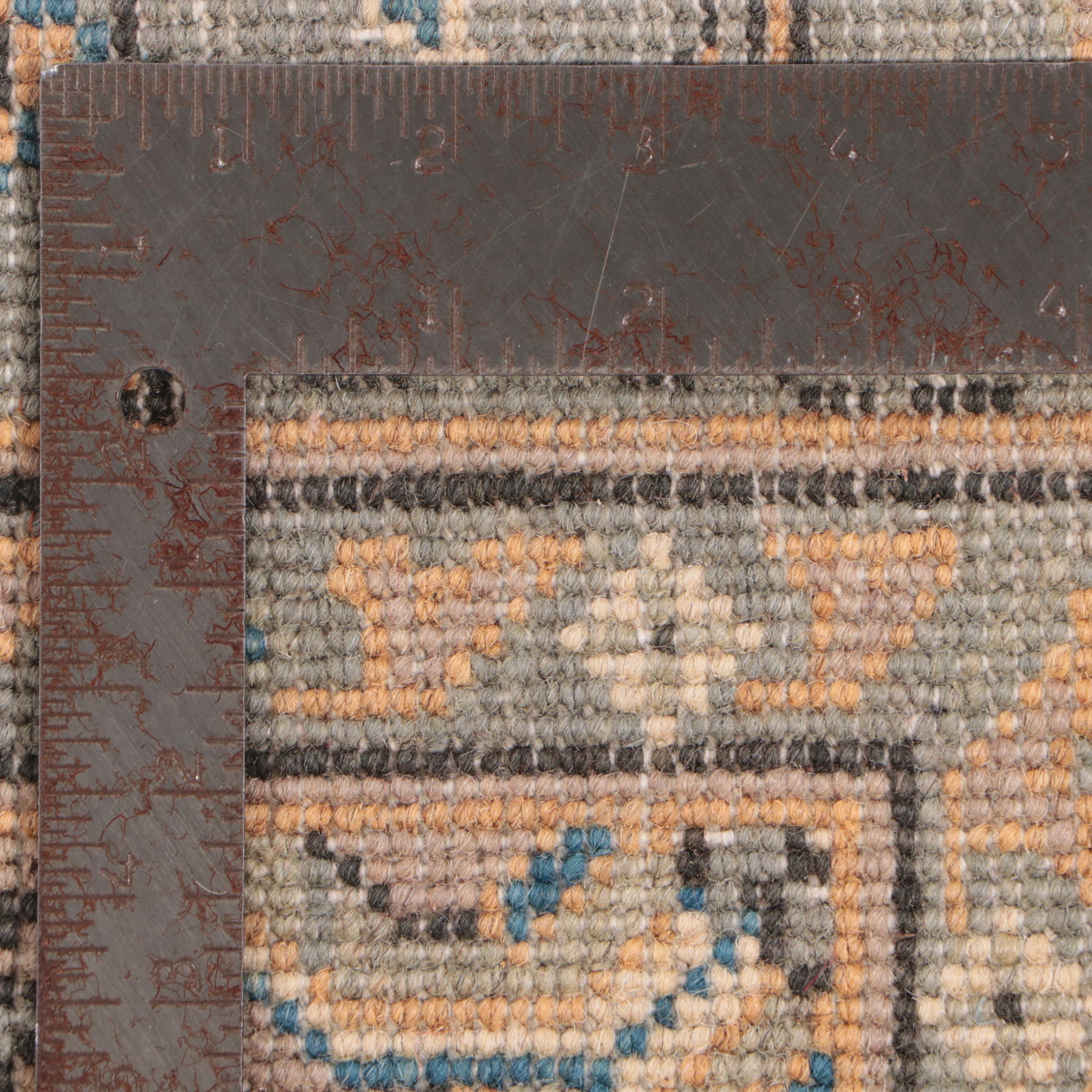 3'2 x 4'10 Hand-Knotted Indo-Persian Heriz Serapi Accent Rug