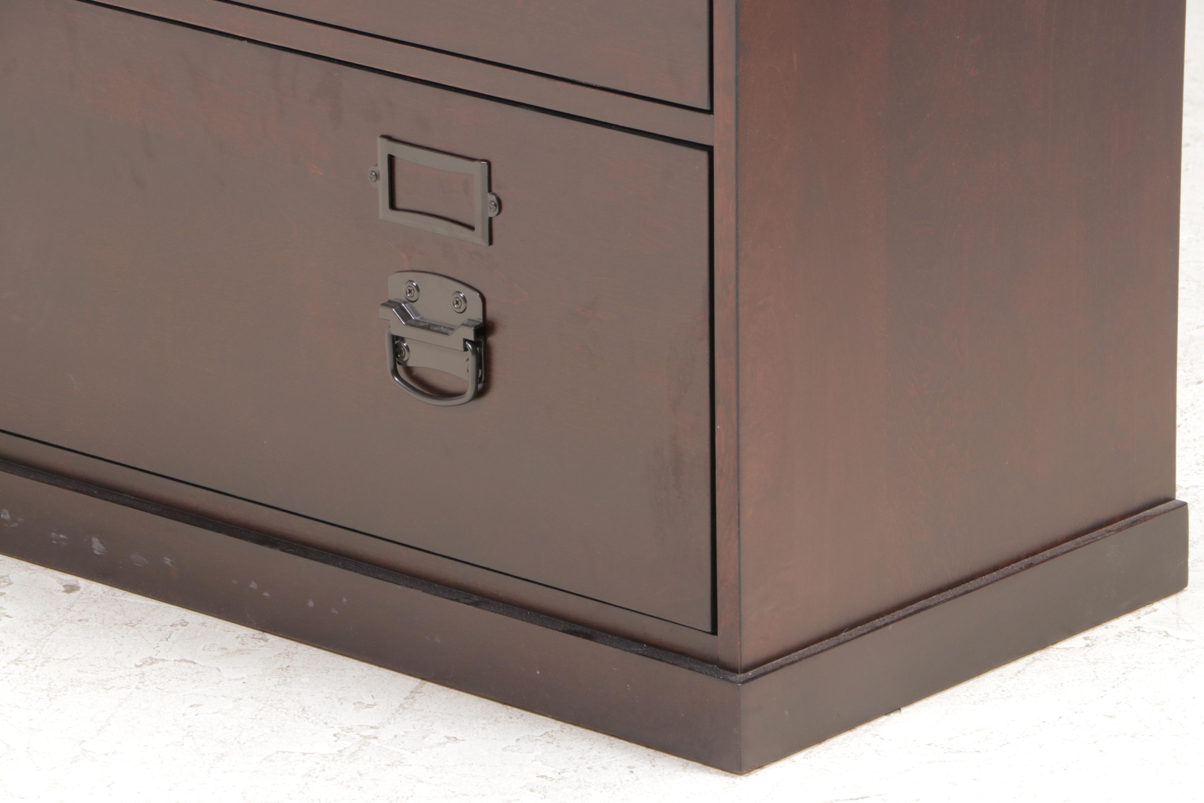 Pottery Barn "Bedford" Two-Drawer Lateral File Cabinet in Espresso