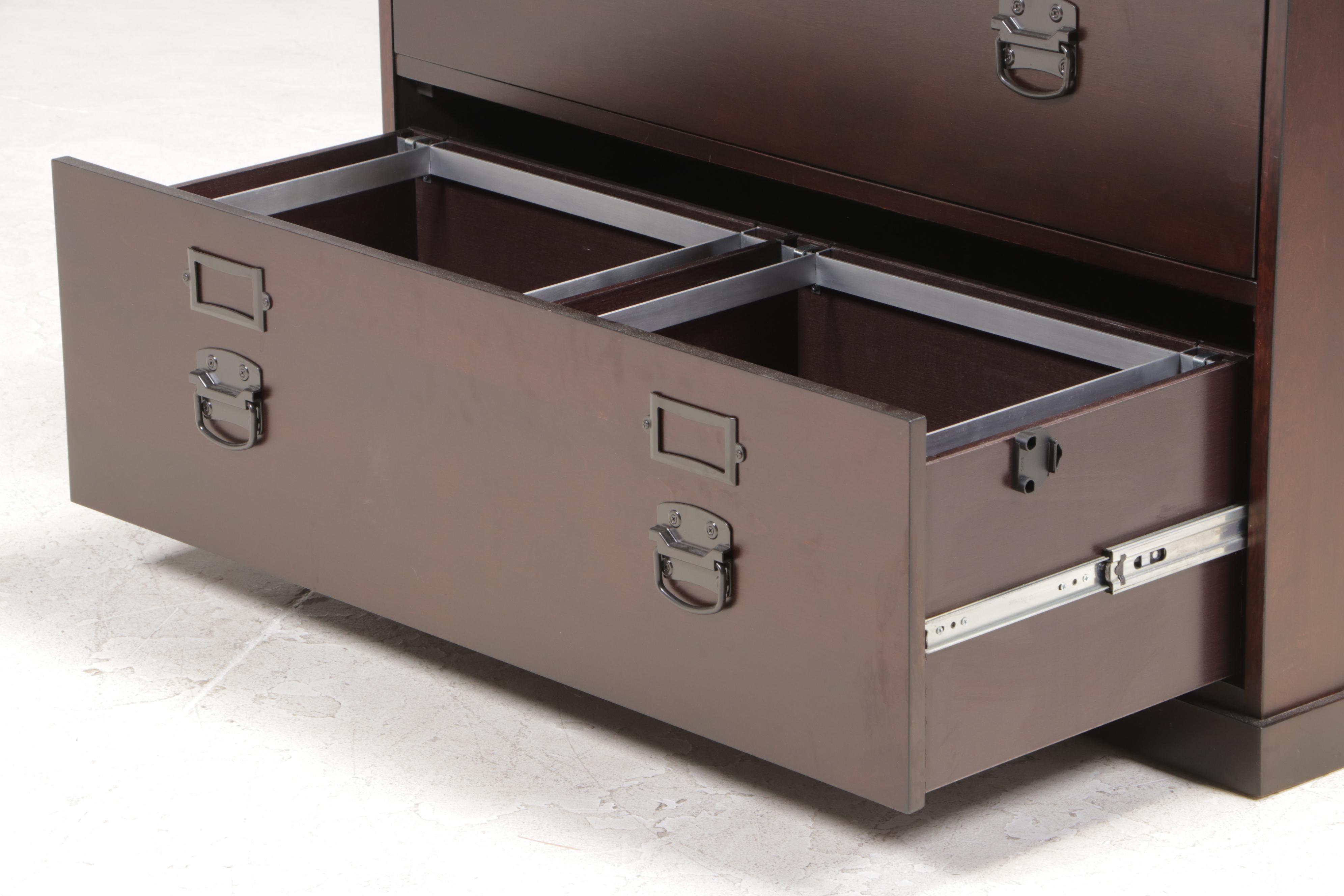 Pottery Barn "Bedford" Two-Drawer Lateral File Cabinet in Espresso