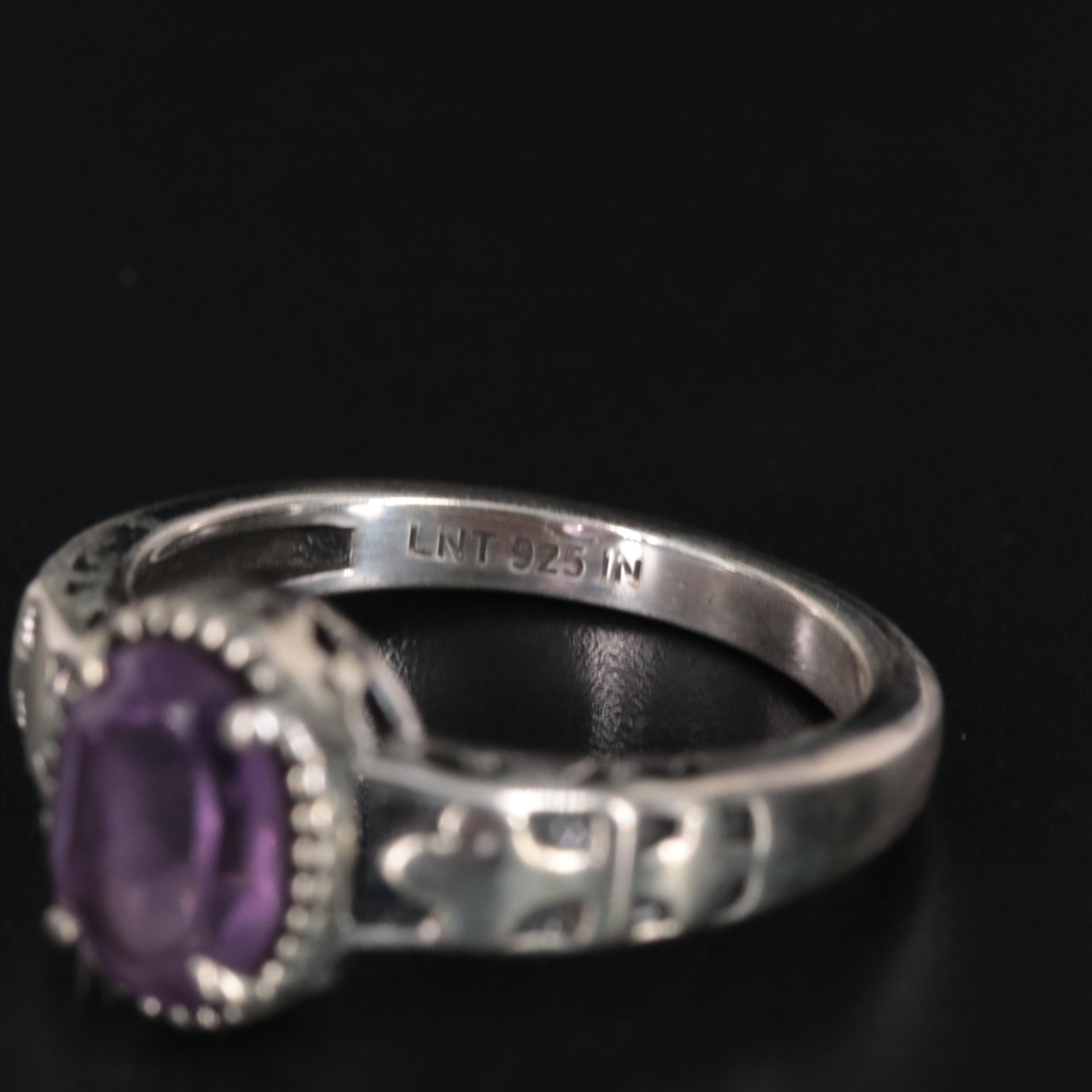 Sterling Silver Amethyst Ring