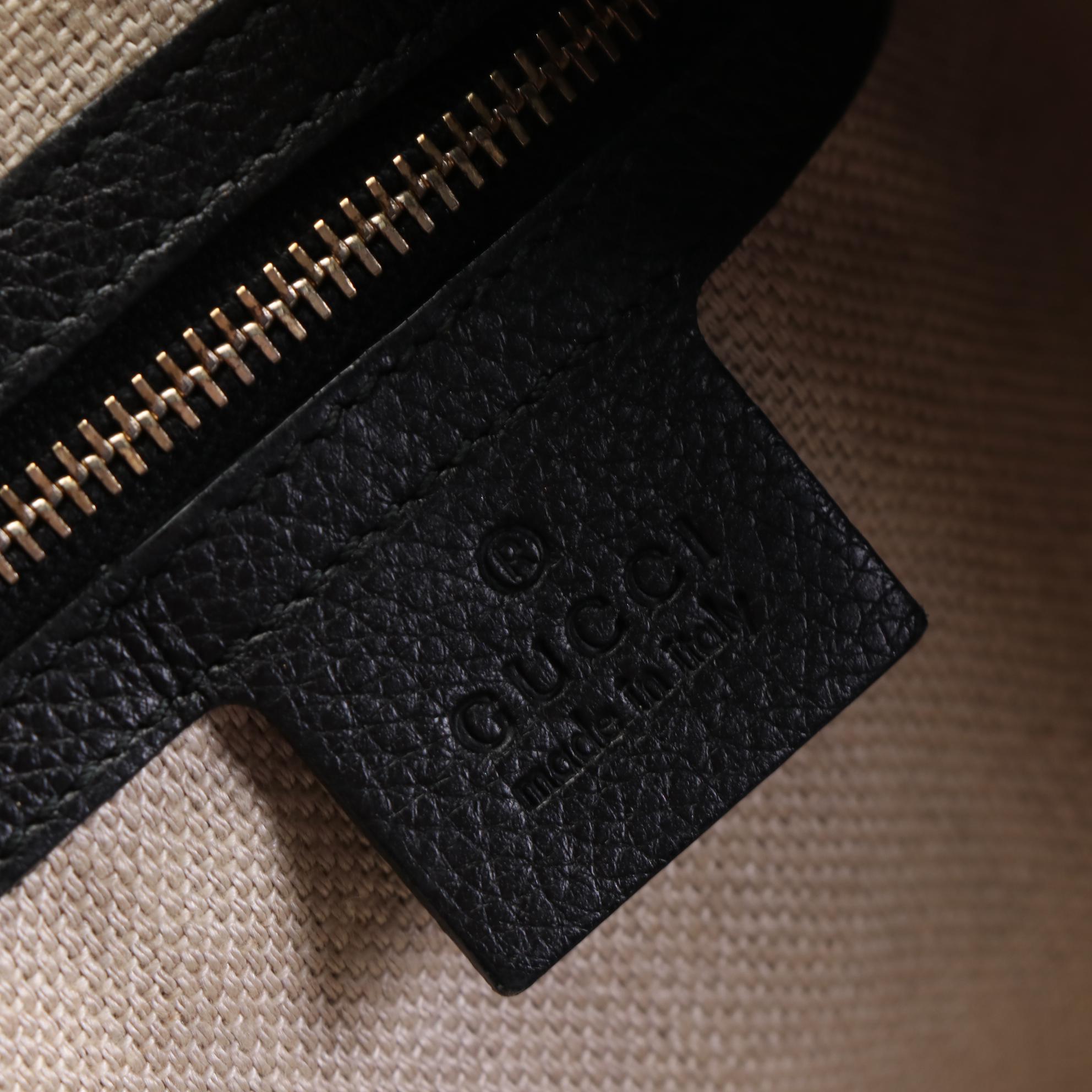 Gucci Greenwich Grain Leather Tote Bag