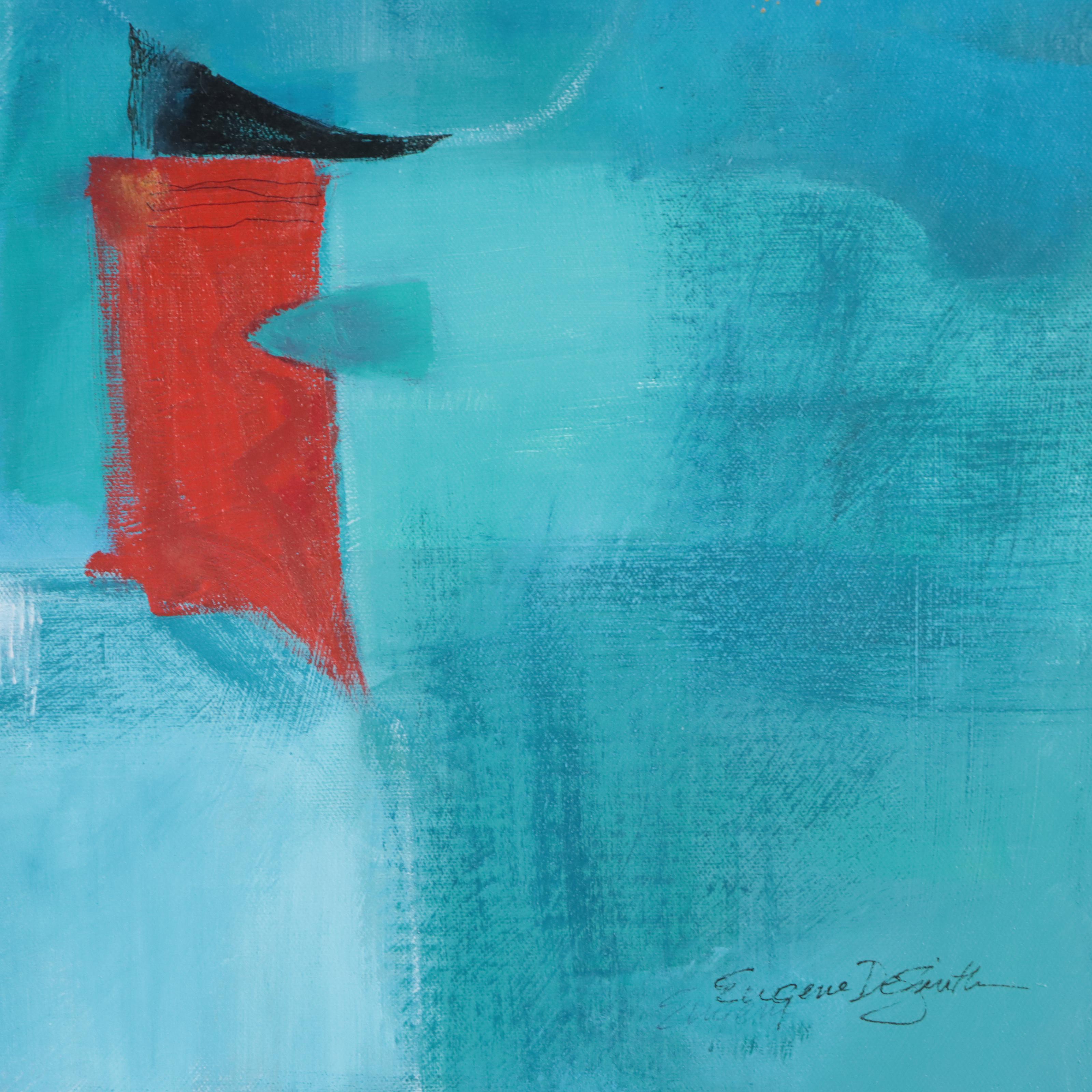 Eugene DeSmith Abstract Acrylic Painting, 2023