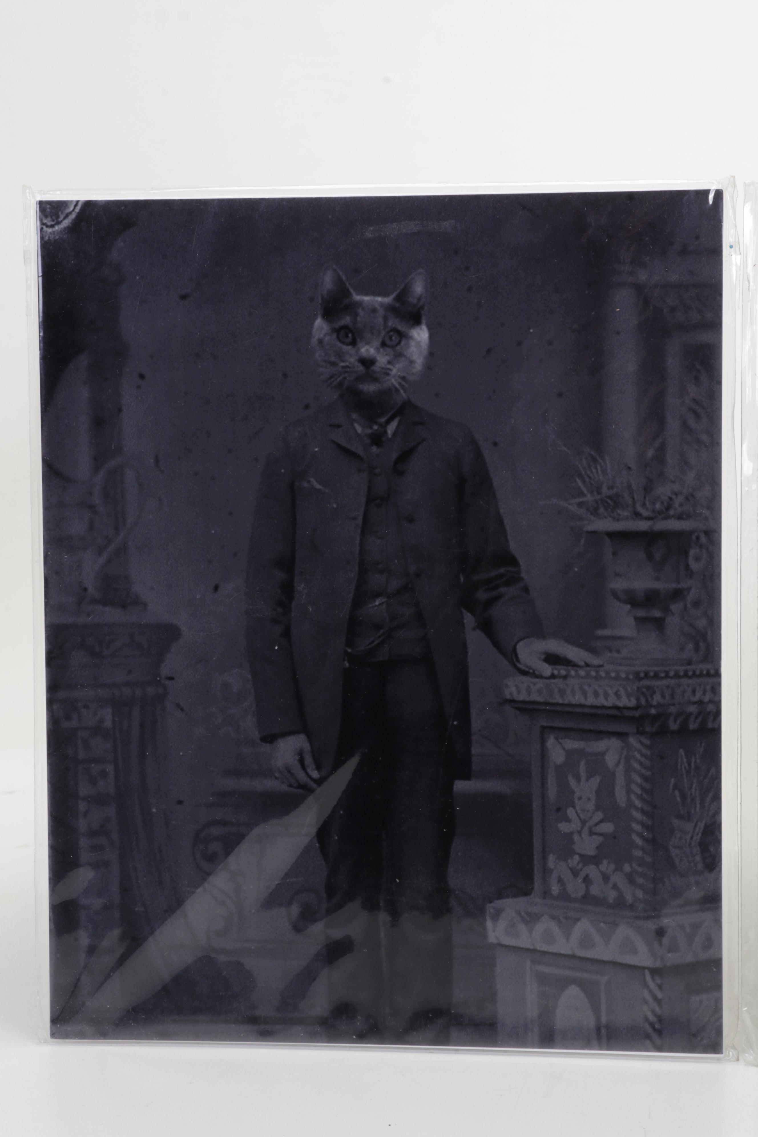 J. Bird Cremeans Victorian Style Animal Portrait Giclées, 21st Century