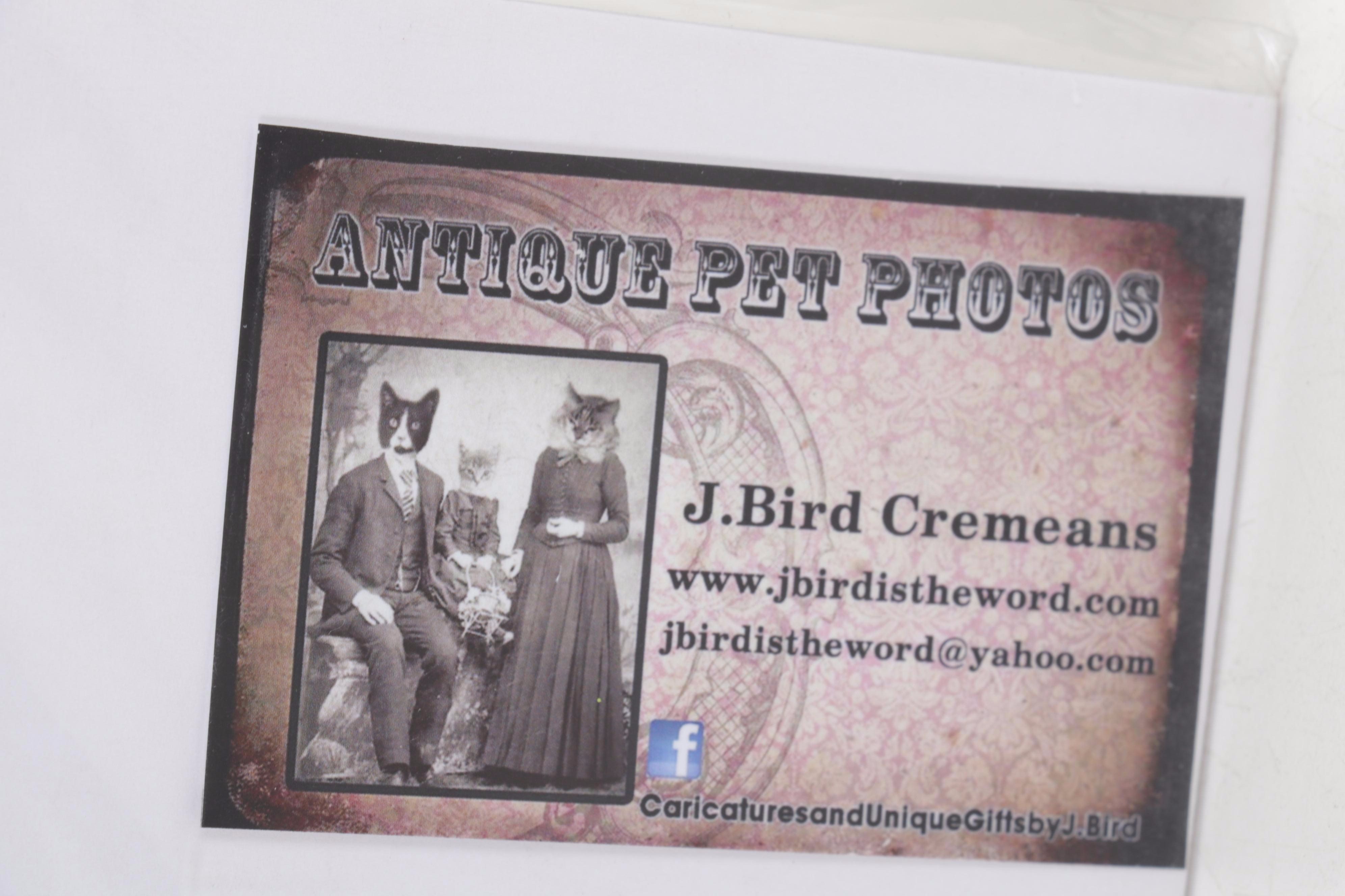 J. Bird Cremeans Victorian Style Animal Portrait Giclées, 21st Century