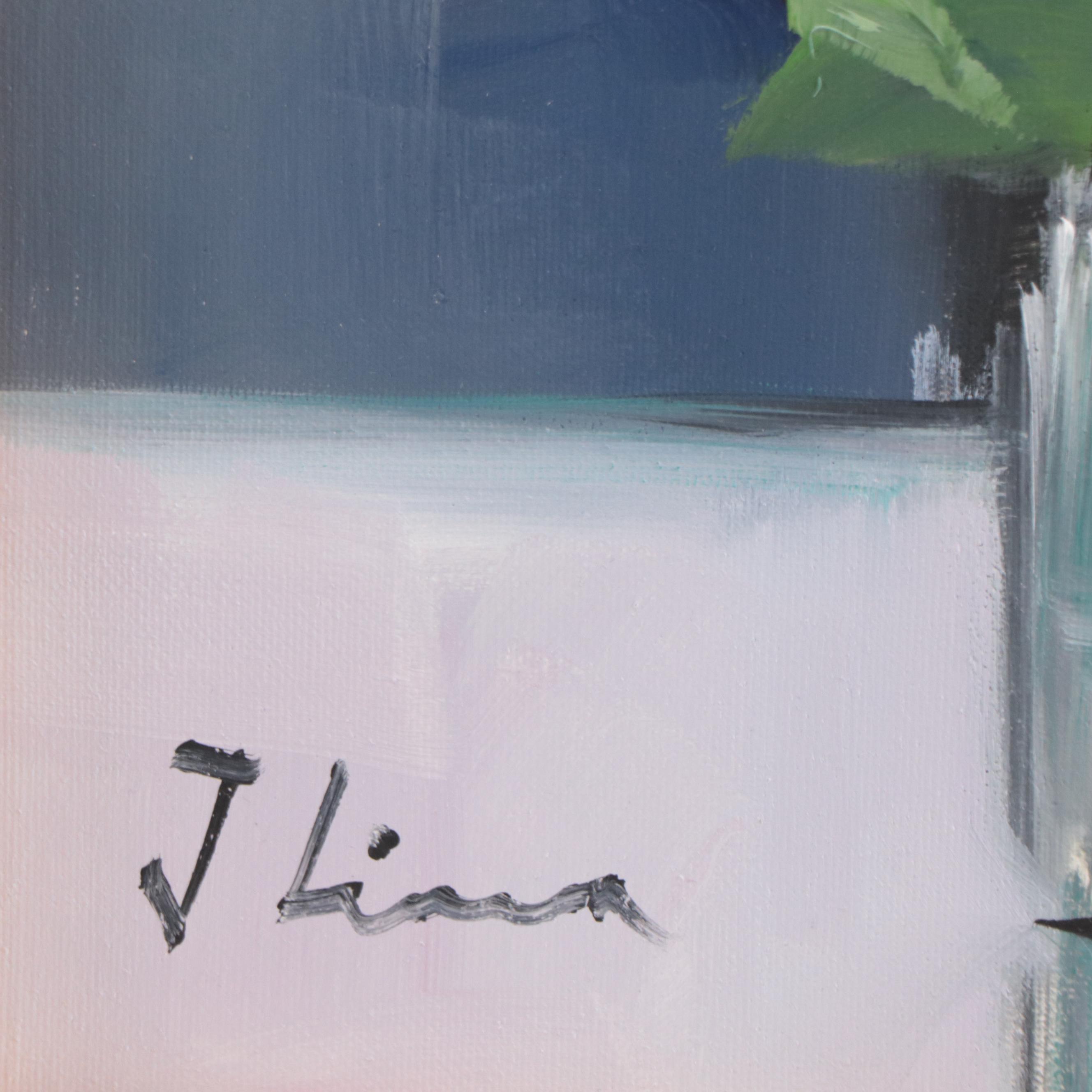 José M. Lima Floral Still Life Oil Painting, 2021