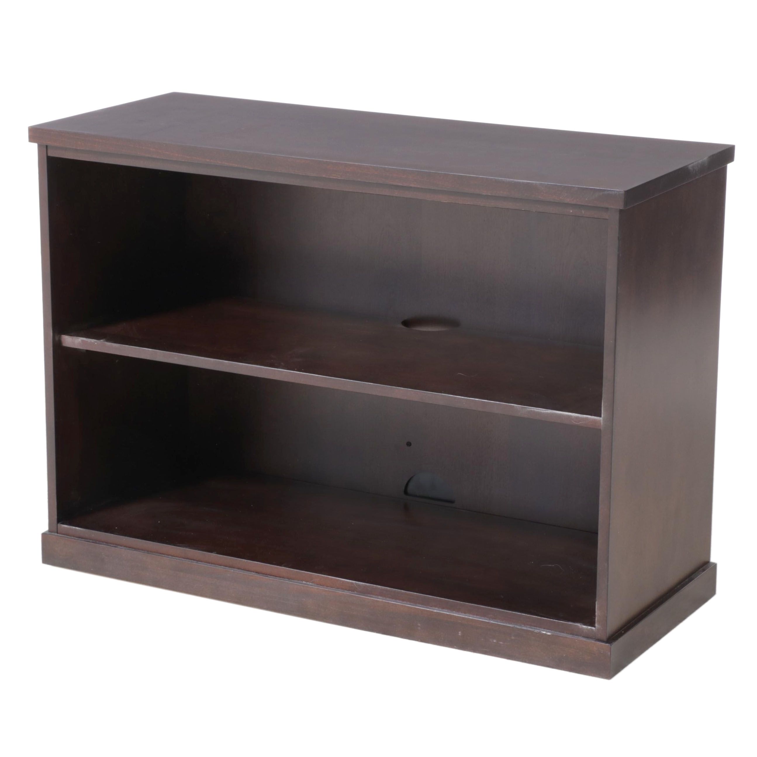 Pottery Barn "Bedford" Two-Shelf Bookcase in Espresso