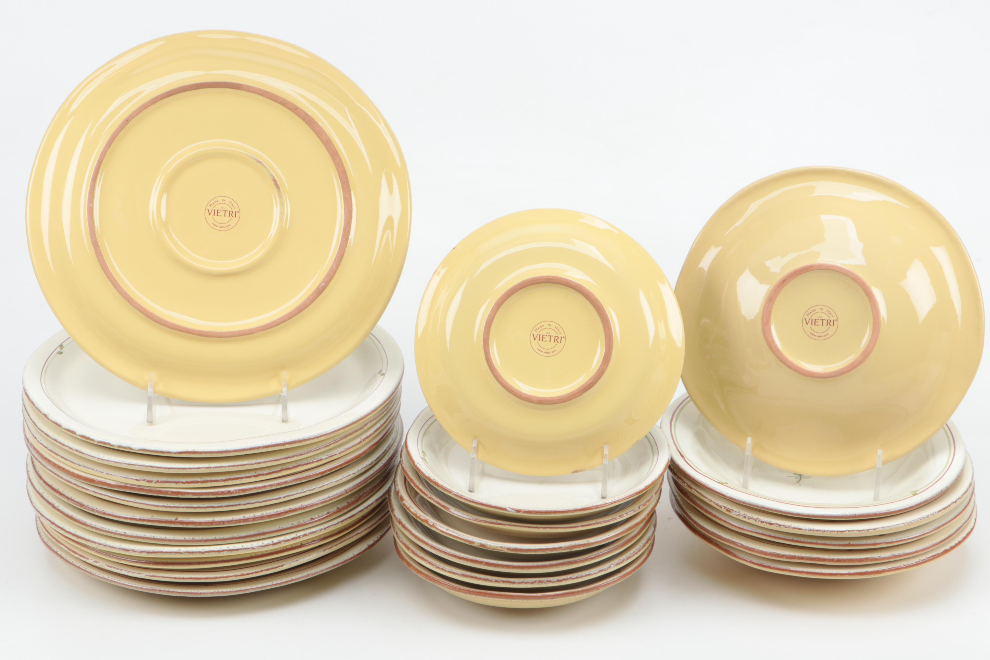 Vietri Italian Glazed Terracotta Dinnerware