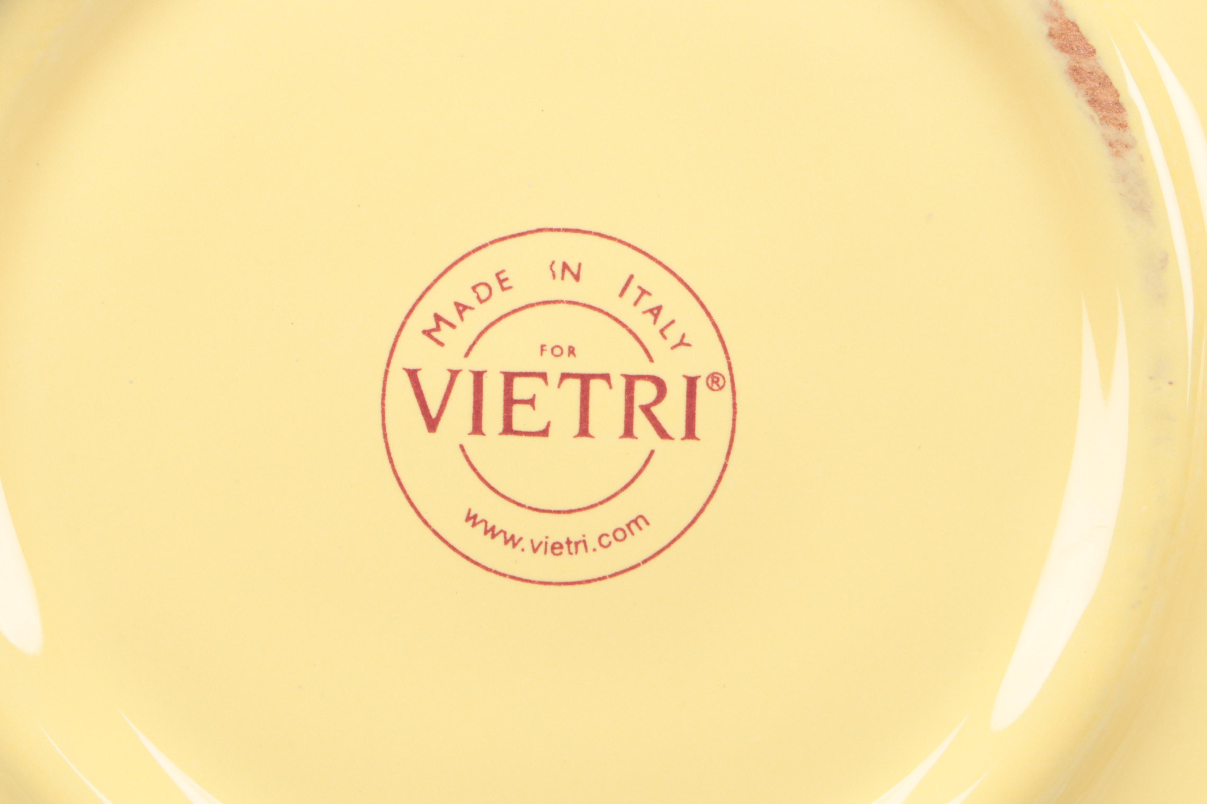 Vietri Italian Glazed Terracotta Dinnerware