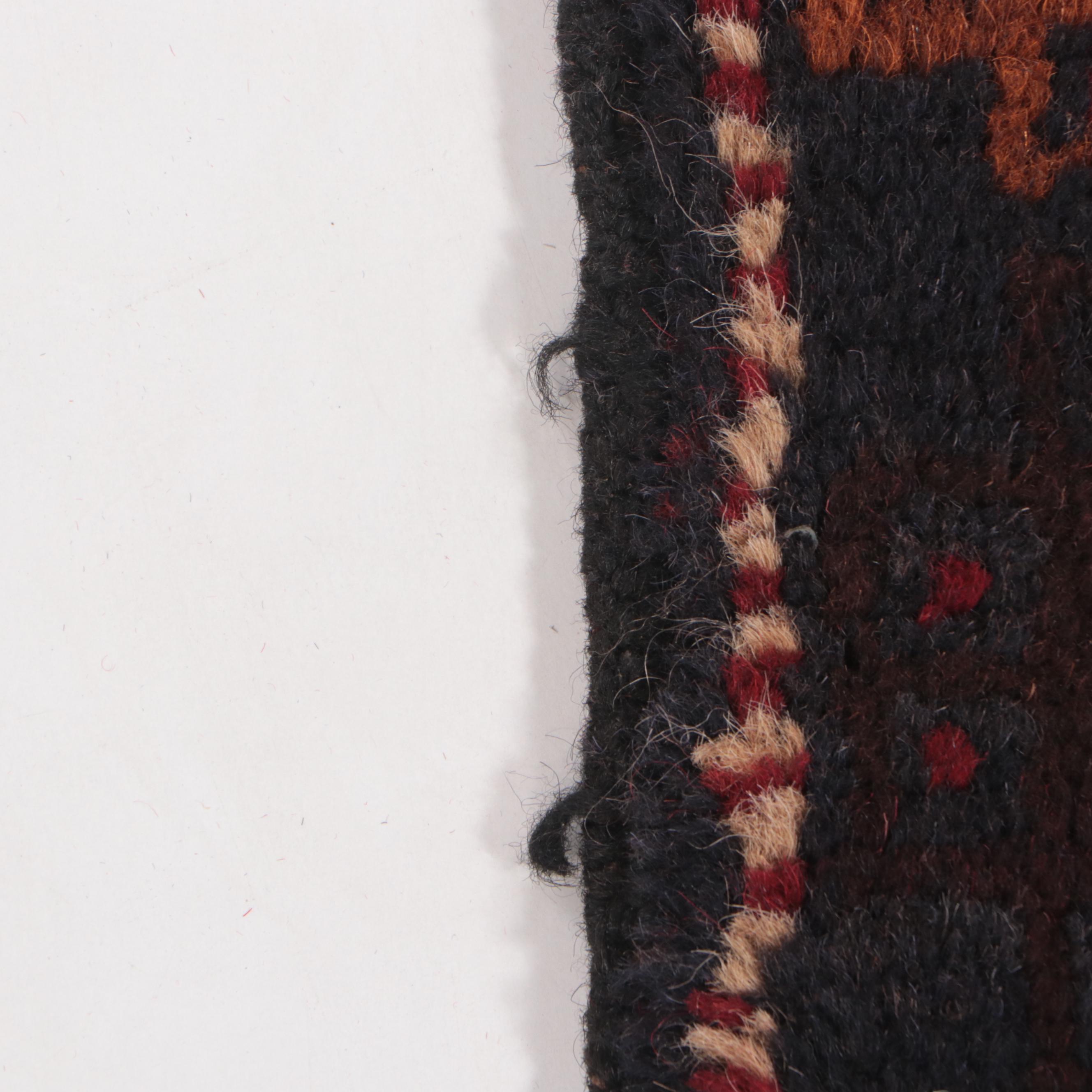 2'10 x 4'10 Hand-Knotted Afghan Baluch Accent Rug