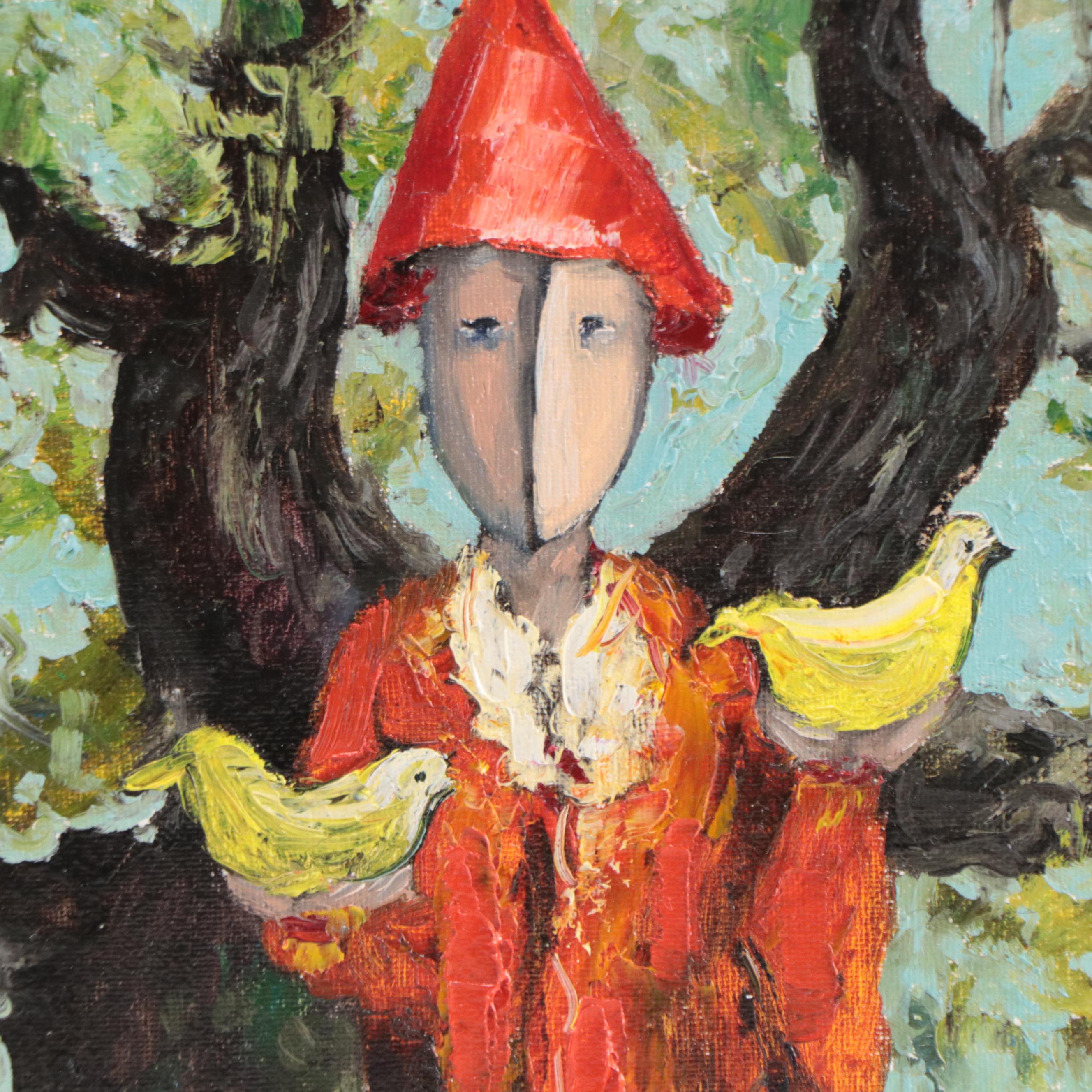 Garncarek Aleksander Oil Painting "Pod Drzewem," 2022