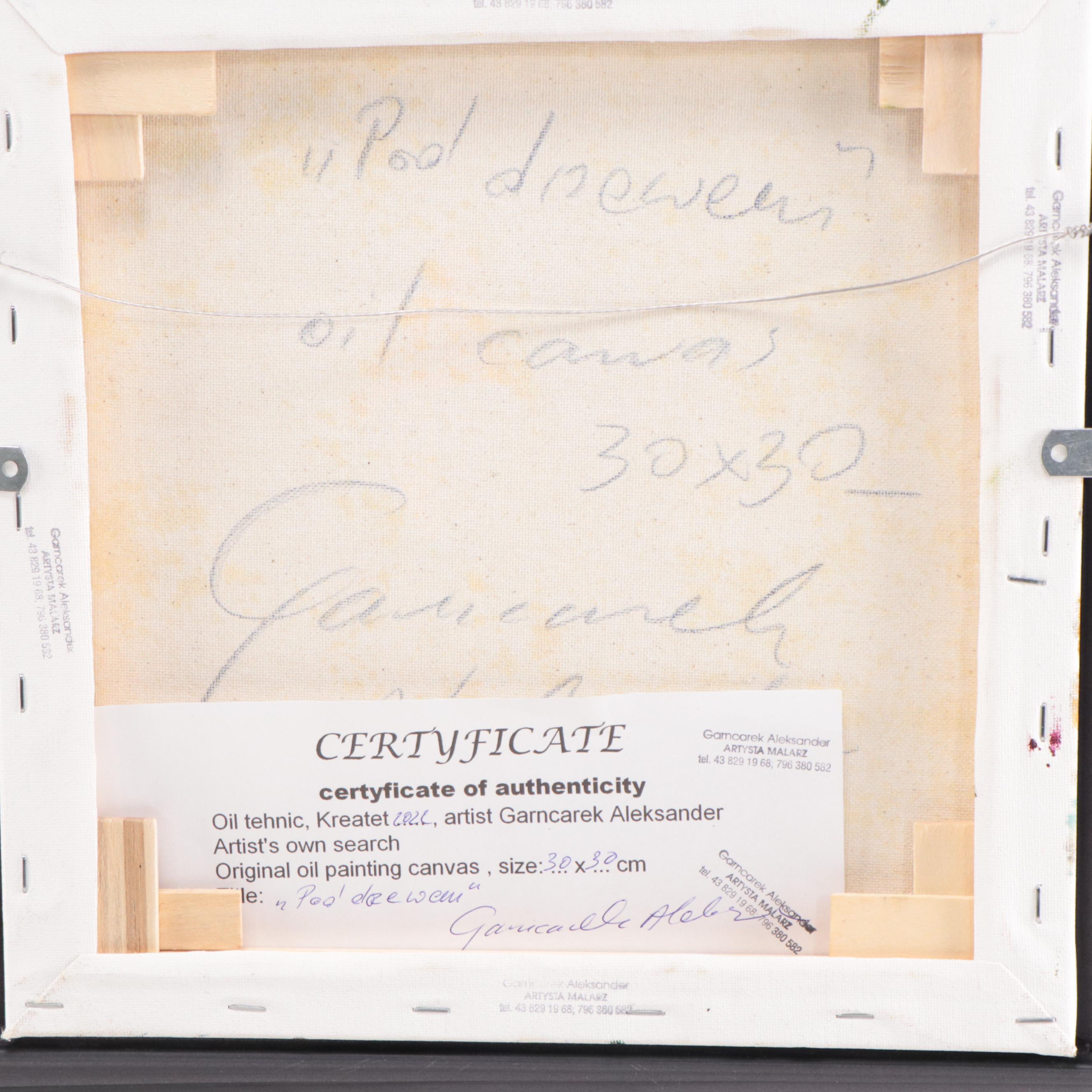 Garncarek Aleksander Oil Painting "Pod Drzewem," 2022