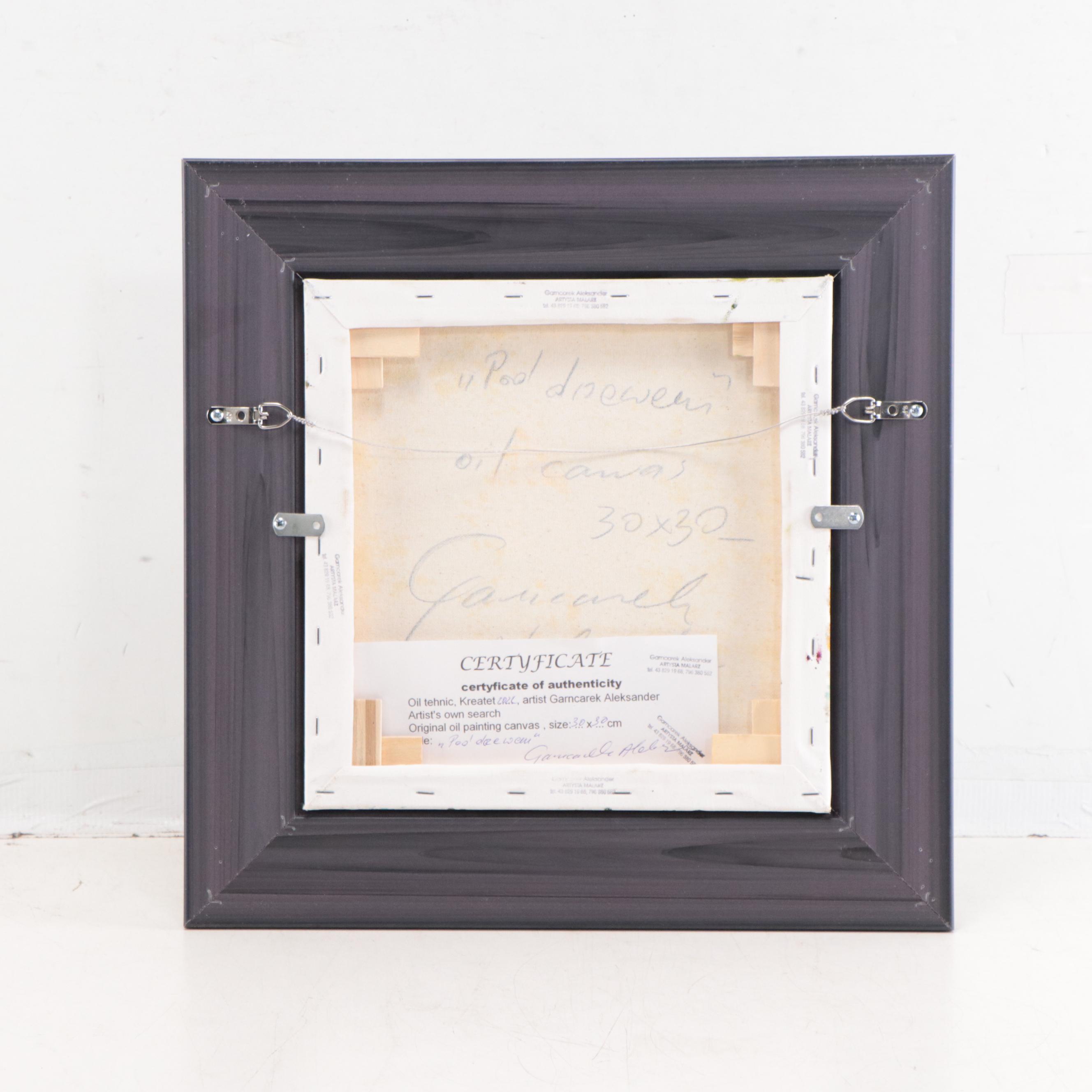 Garncarek Aleksander Oil Painting "Pod Drzewem," 2022