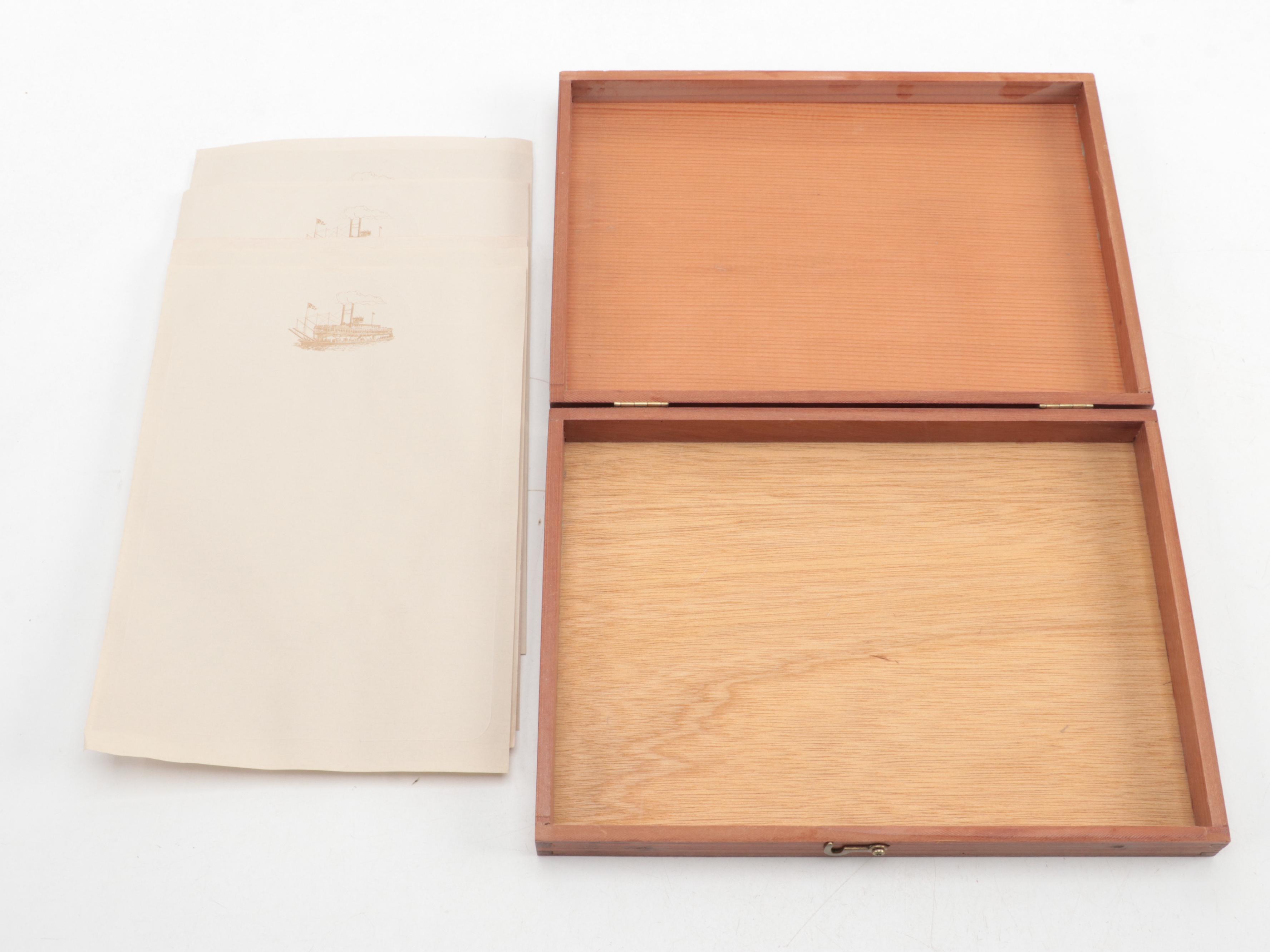 La Flor Dominicana and Madrigal Habana Cigar Boxes with Stationary Box